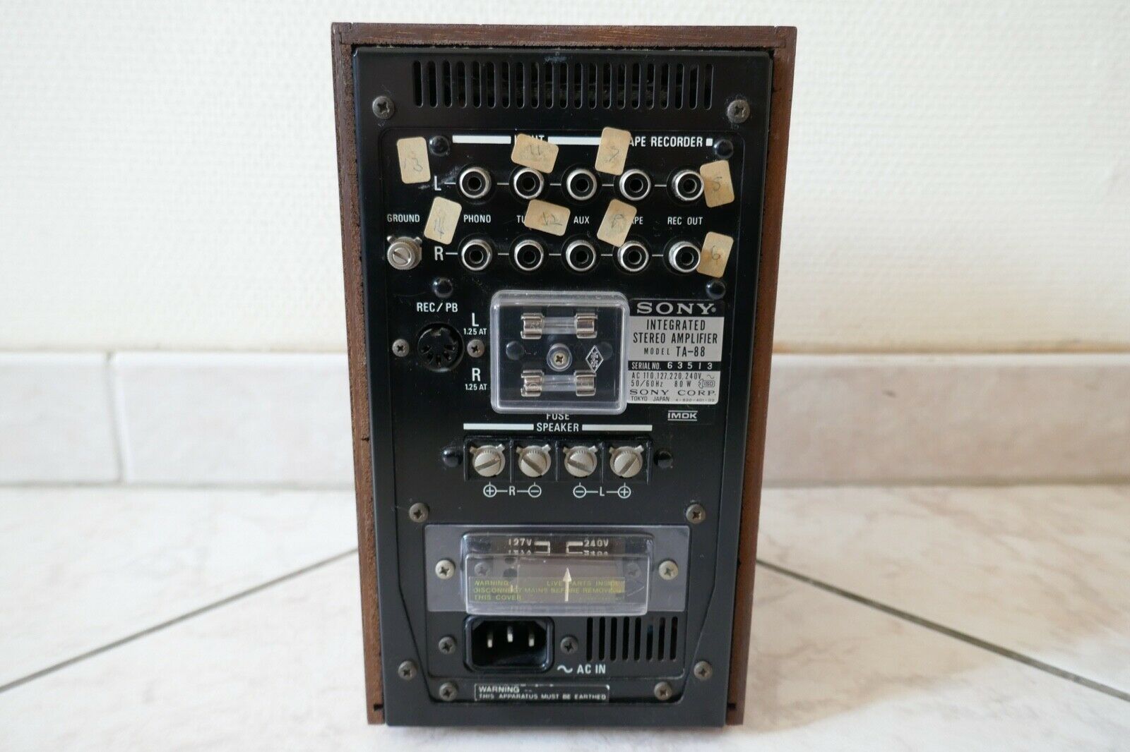 amplifier amplificateur sony TA-88 vintage occasion