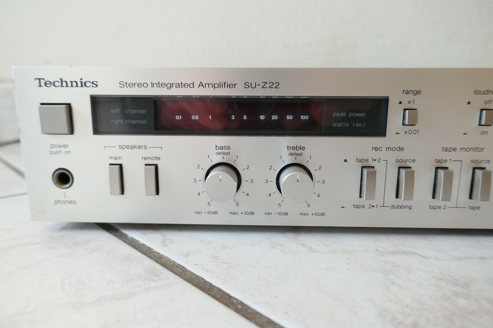 amplificateur amplifier technics SU-Z22 occasion vintage