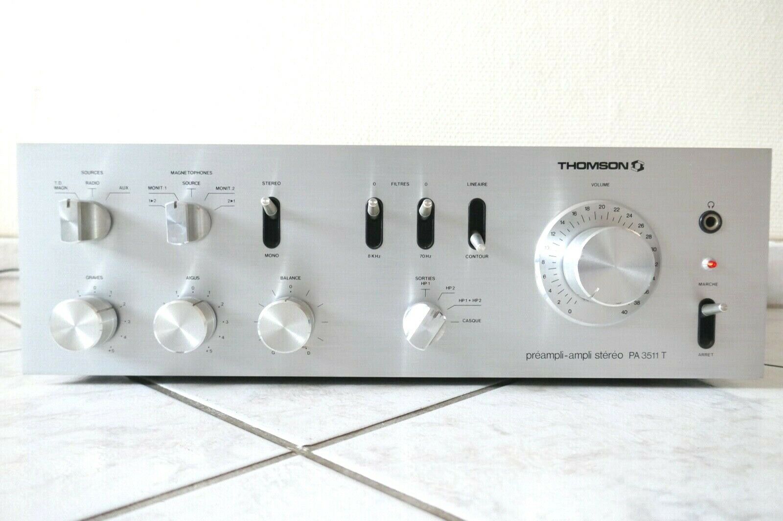 amplificateur amplifier thomson PA 3511 T vintage occasion