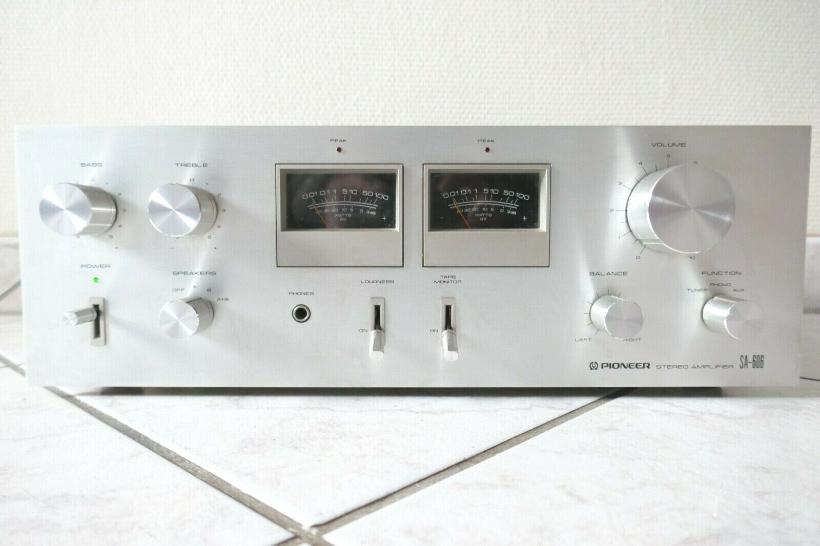 amplificateur amplifier pioneer sa-606 vintage occasion