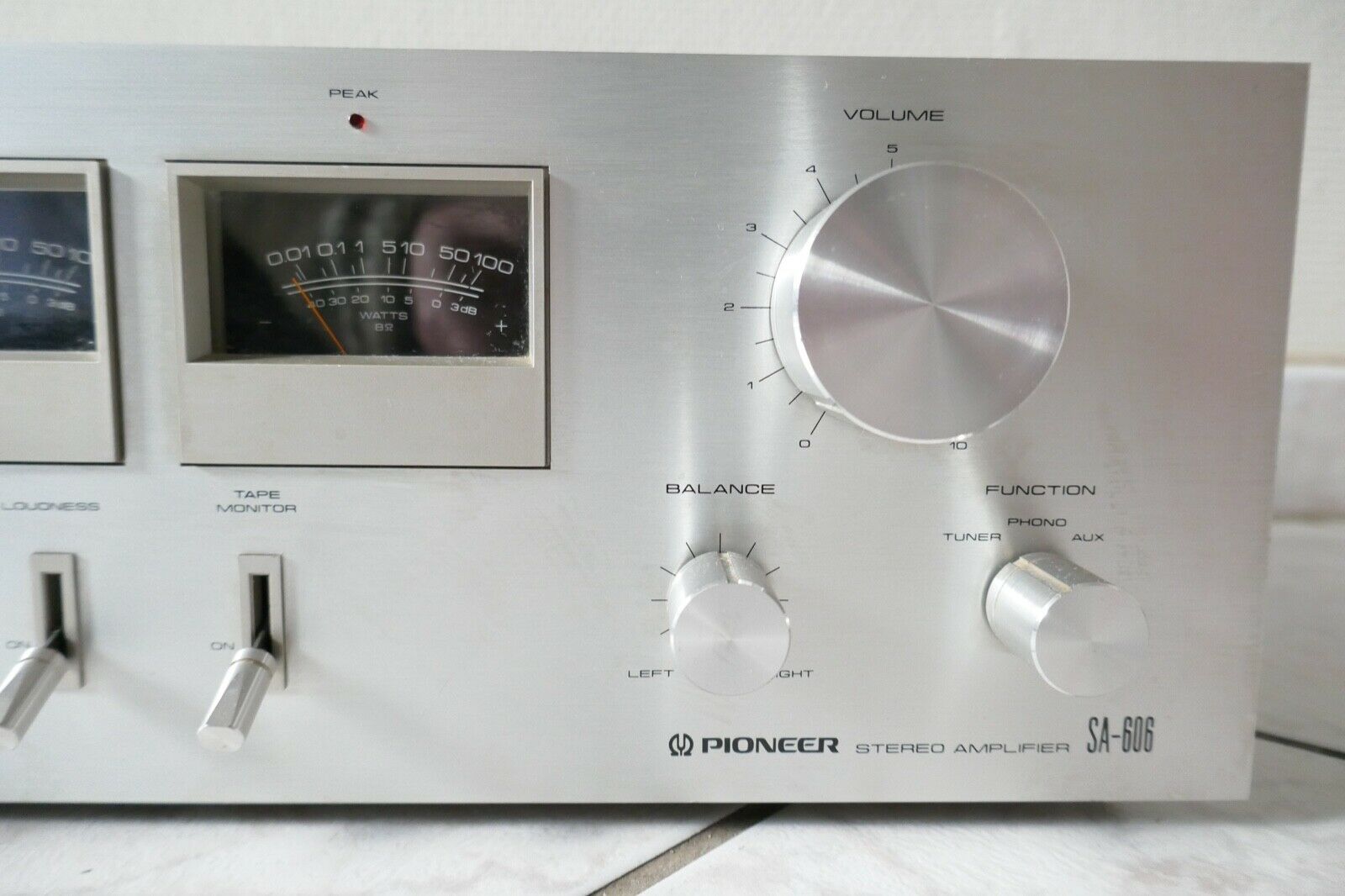 amplificateur amplifier pioneer sa-606 vintage occasion