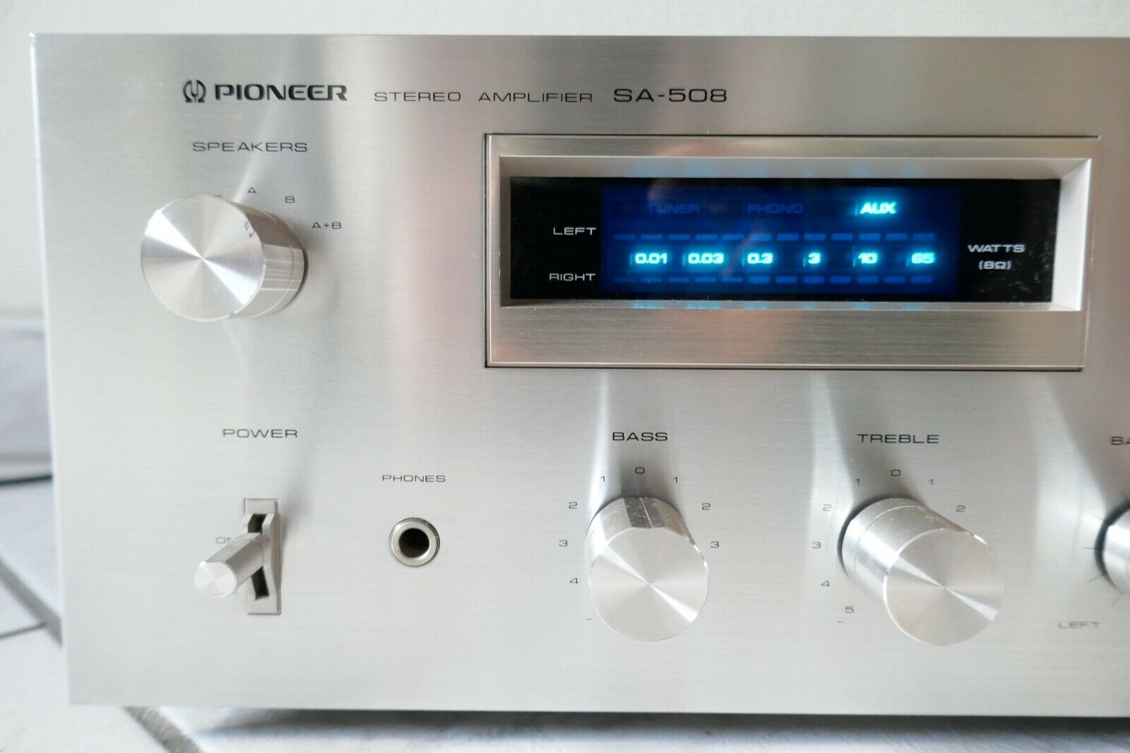 AMPLIFICATEUR PIONEER STEREO AMPLIFIER SA508 / HIFI AMPLIFIER VINTAGE — free download