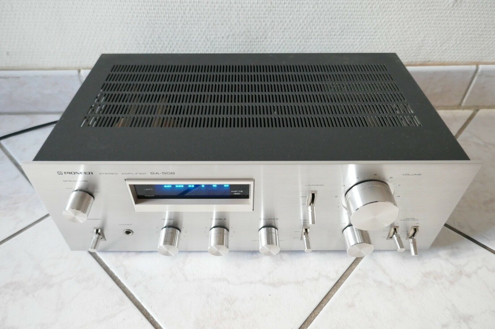 AMPLIFICATEUR PIONEER STEREO AMPLIFIER SA508 / HIFI AMPLIFIER VINTAGE — free download