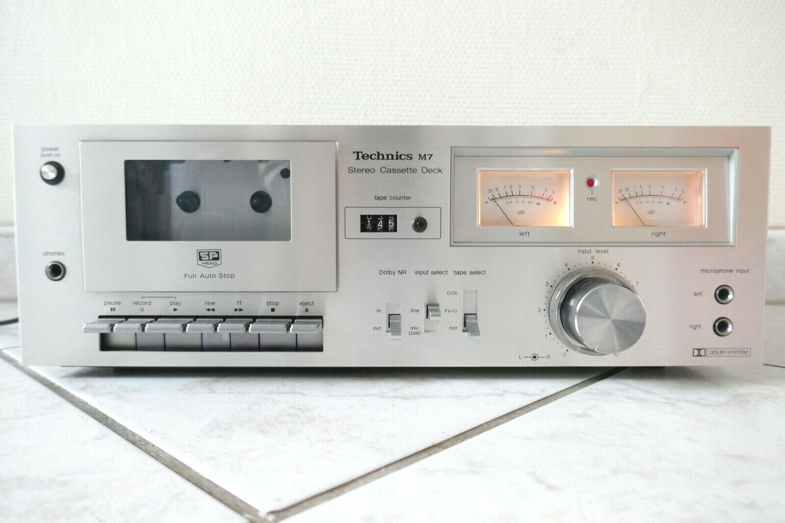 lecteur cassette tape deck technics rs-m7 vintage occasion