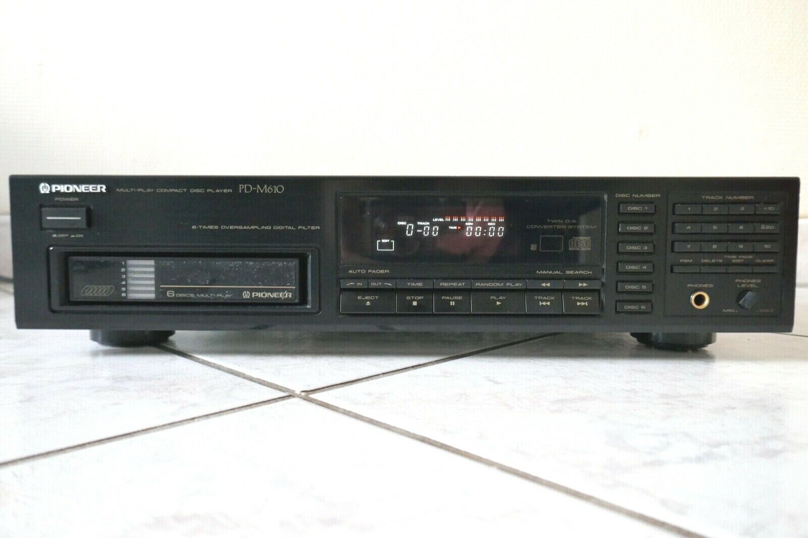 lecteur compact disc player pioneer PD-M610 vintage occasion