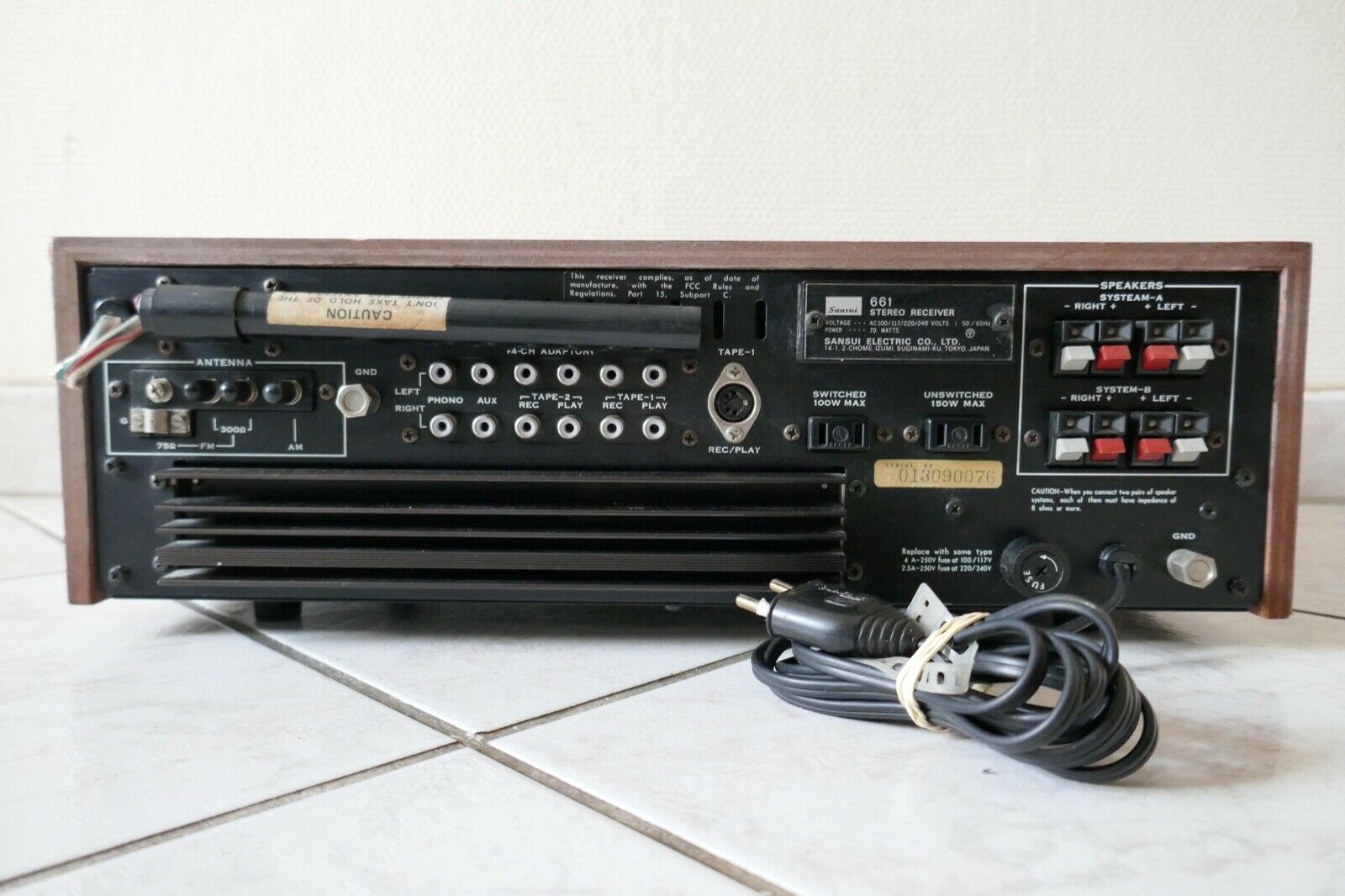 amplificateur amplifier sansui 661 vintage occasion