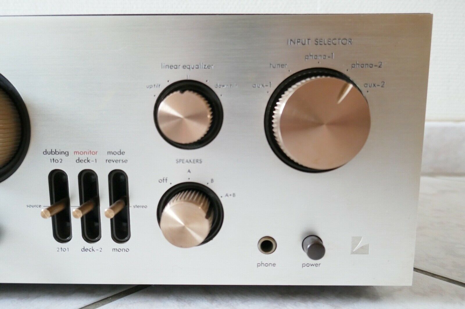 amplificateur amplifier luxman L-85V vintage occasion