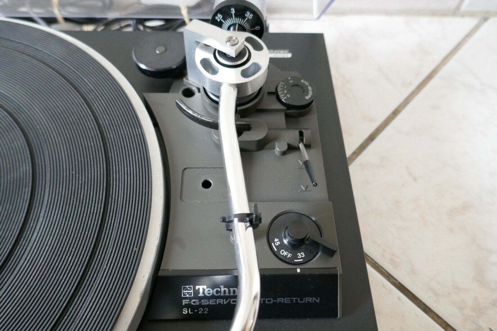 platine vinyle turntable technics sl-22 vintage occasion