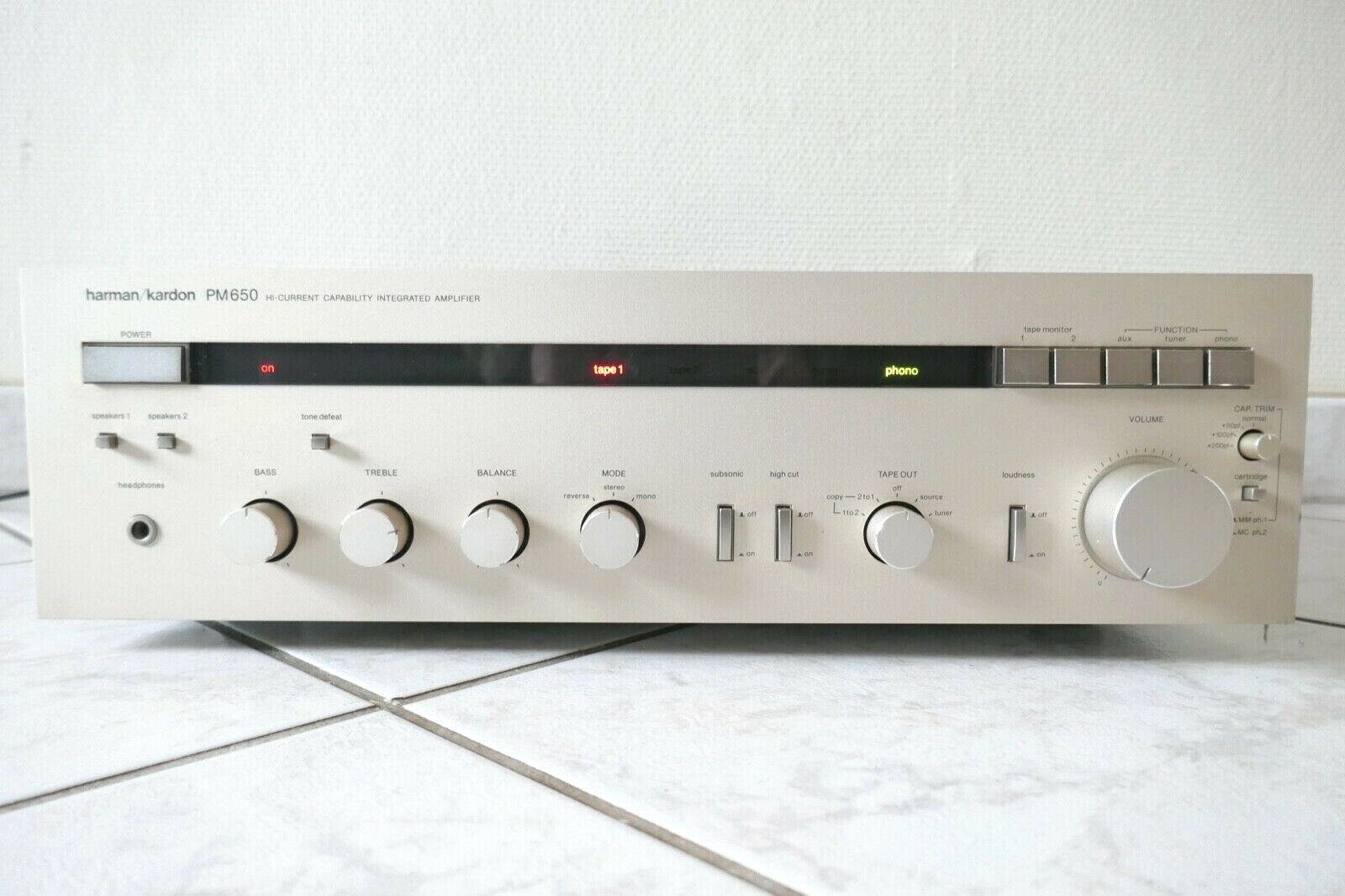 amplificateur amplifier harman kardon pm650 vintage occasion