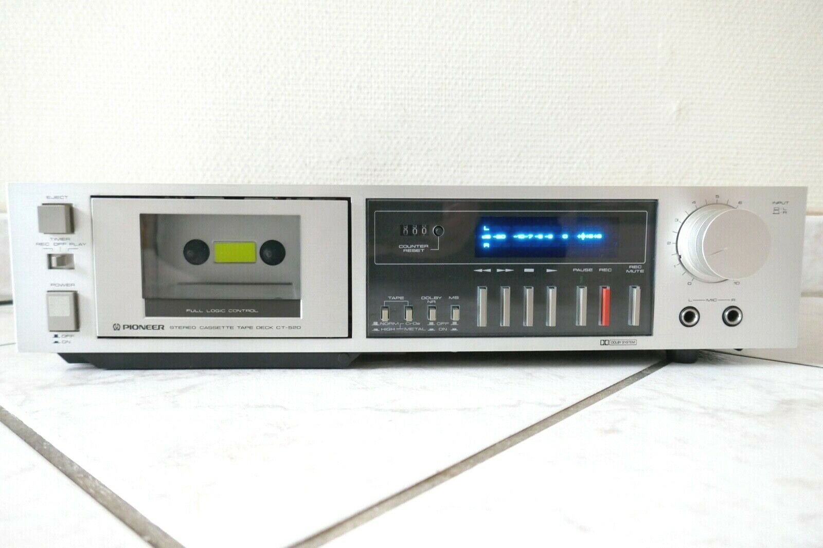 lecteur cassette tape deck pioneer CT-520 vintage occasion