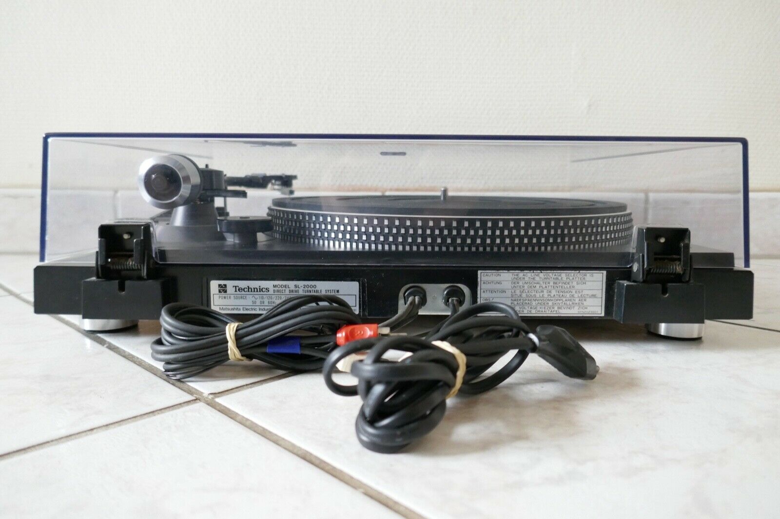 platine vinyle turntable technics sl-2000 occasion vintage