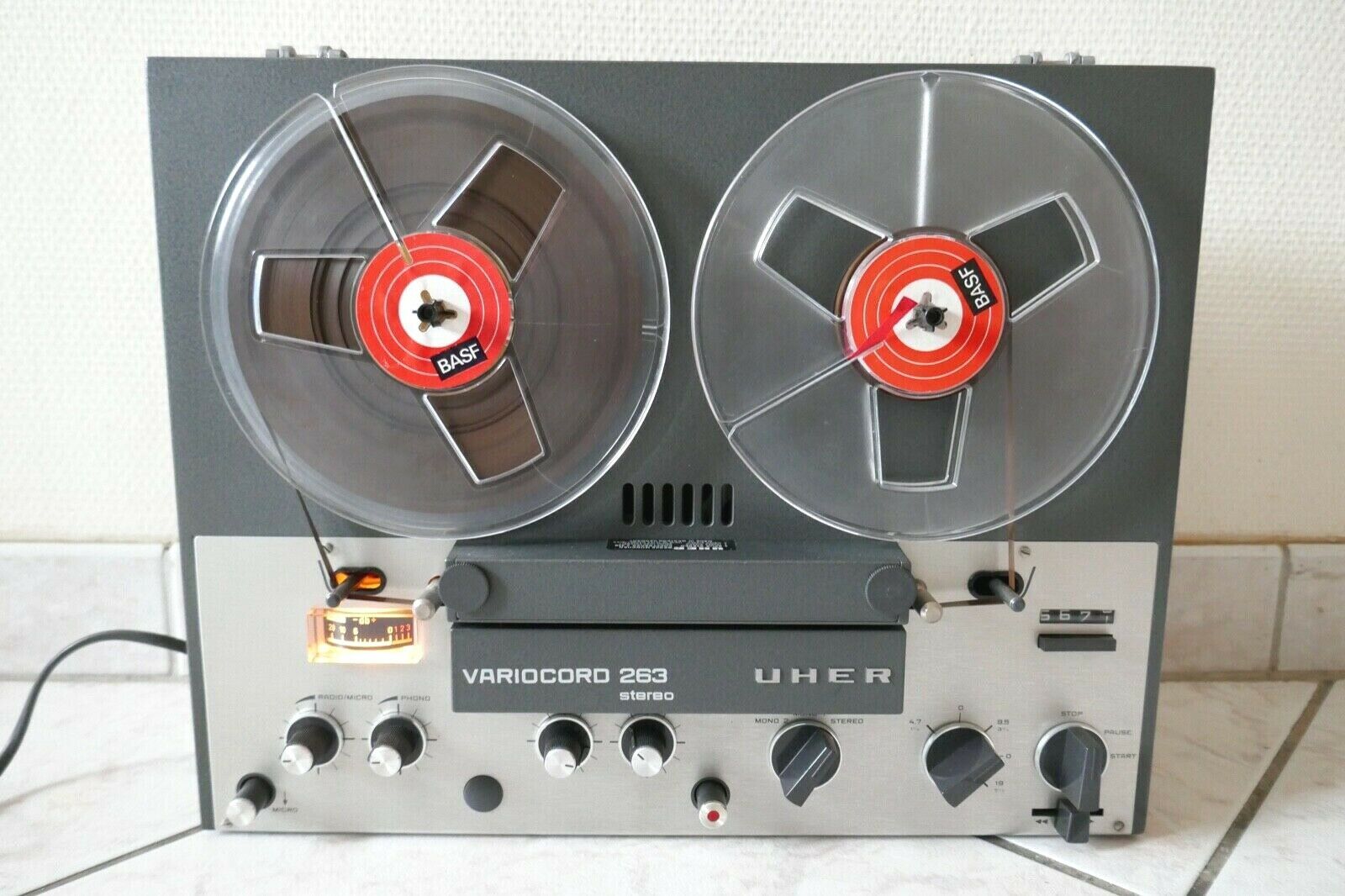 magnétophone tape deck recorder team uher variocord 263 vintage occasion