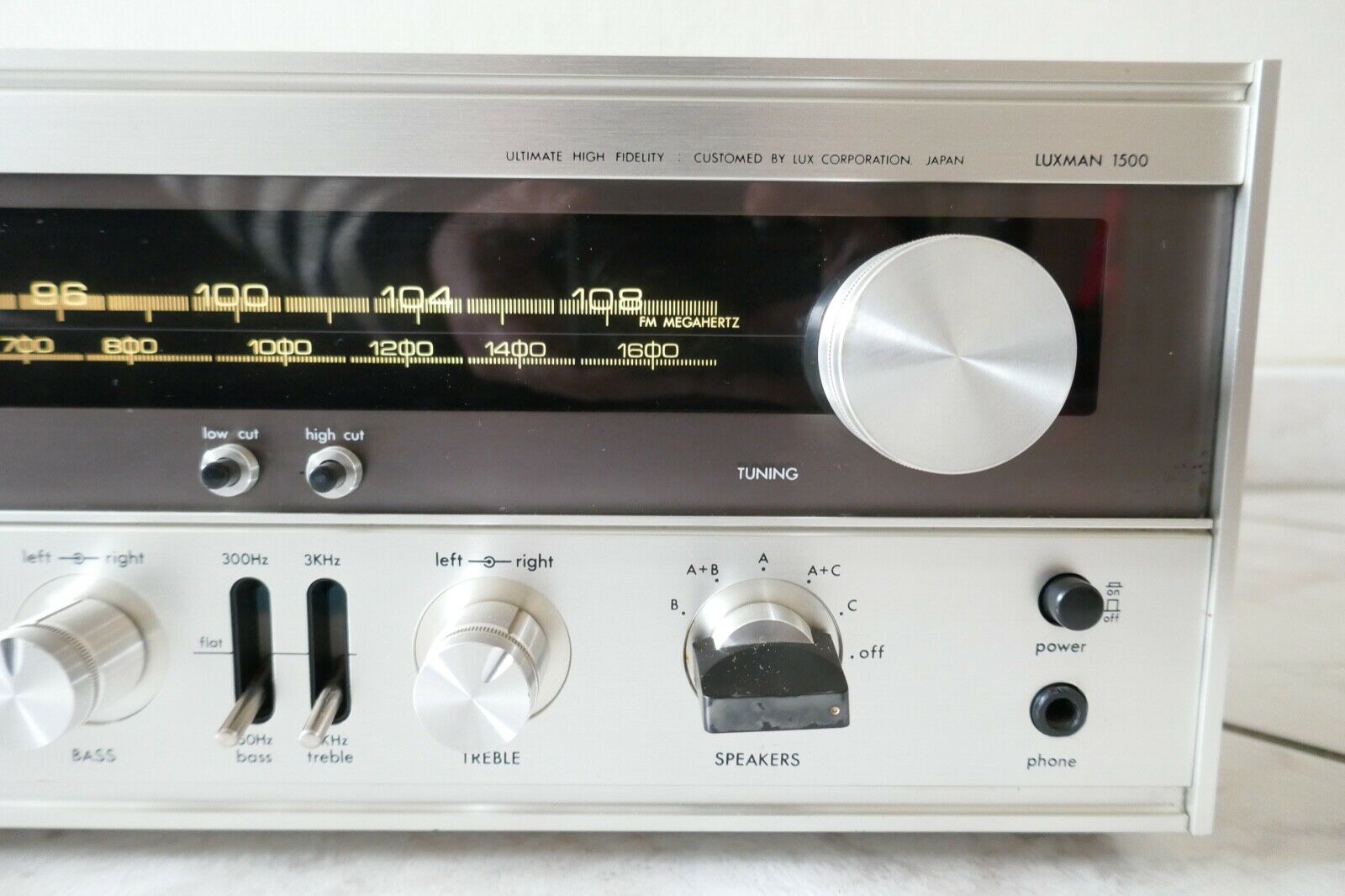 amplificateur amplifier luxman R-1500S vintage occasion