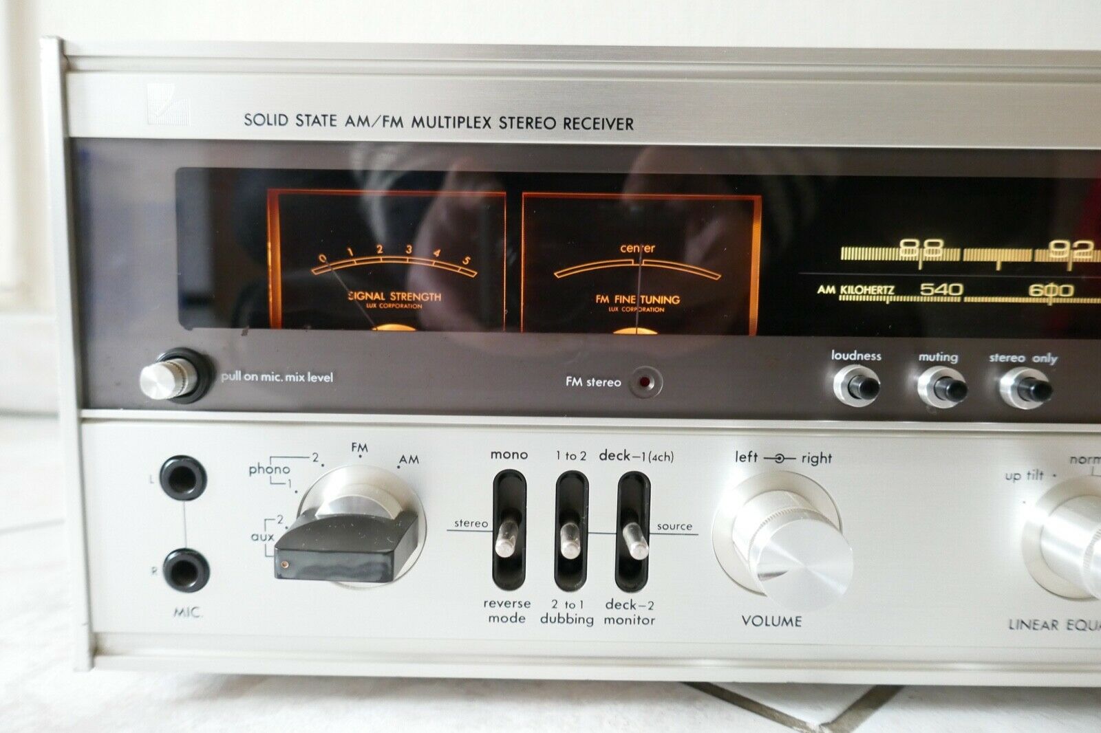 amplificateur amplifier luxman R-1500S vintage occasion