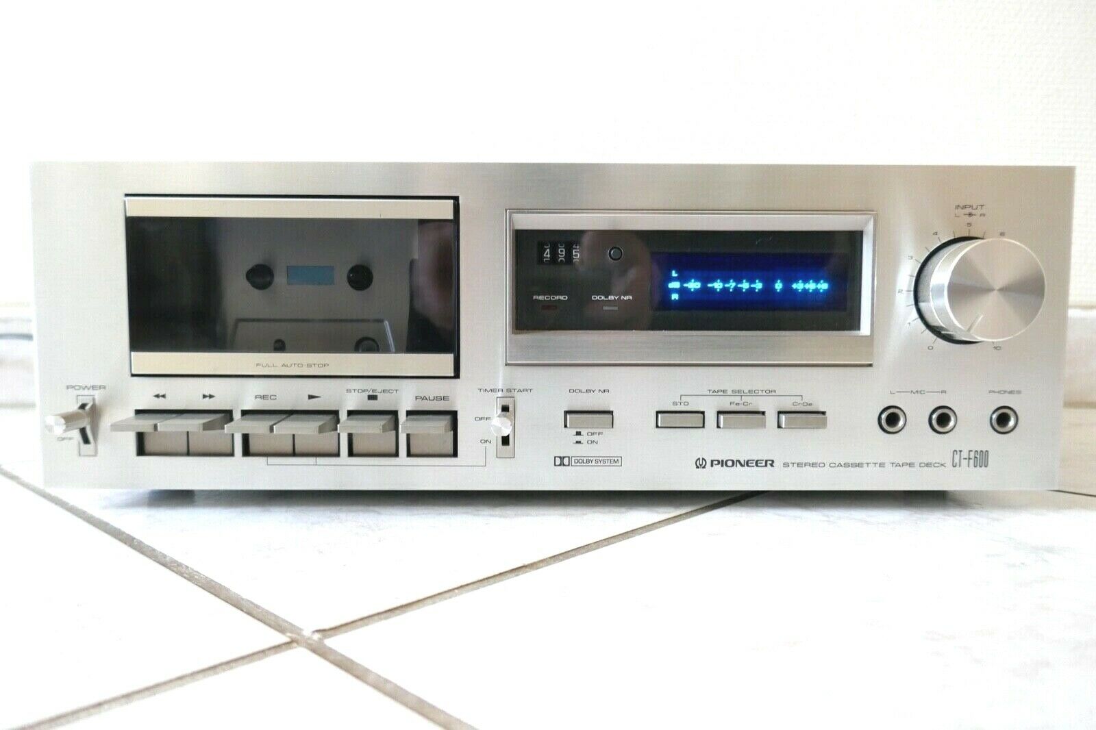 lecteur cassette tape deck pioneer ct-f600 vintage occasion