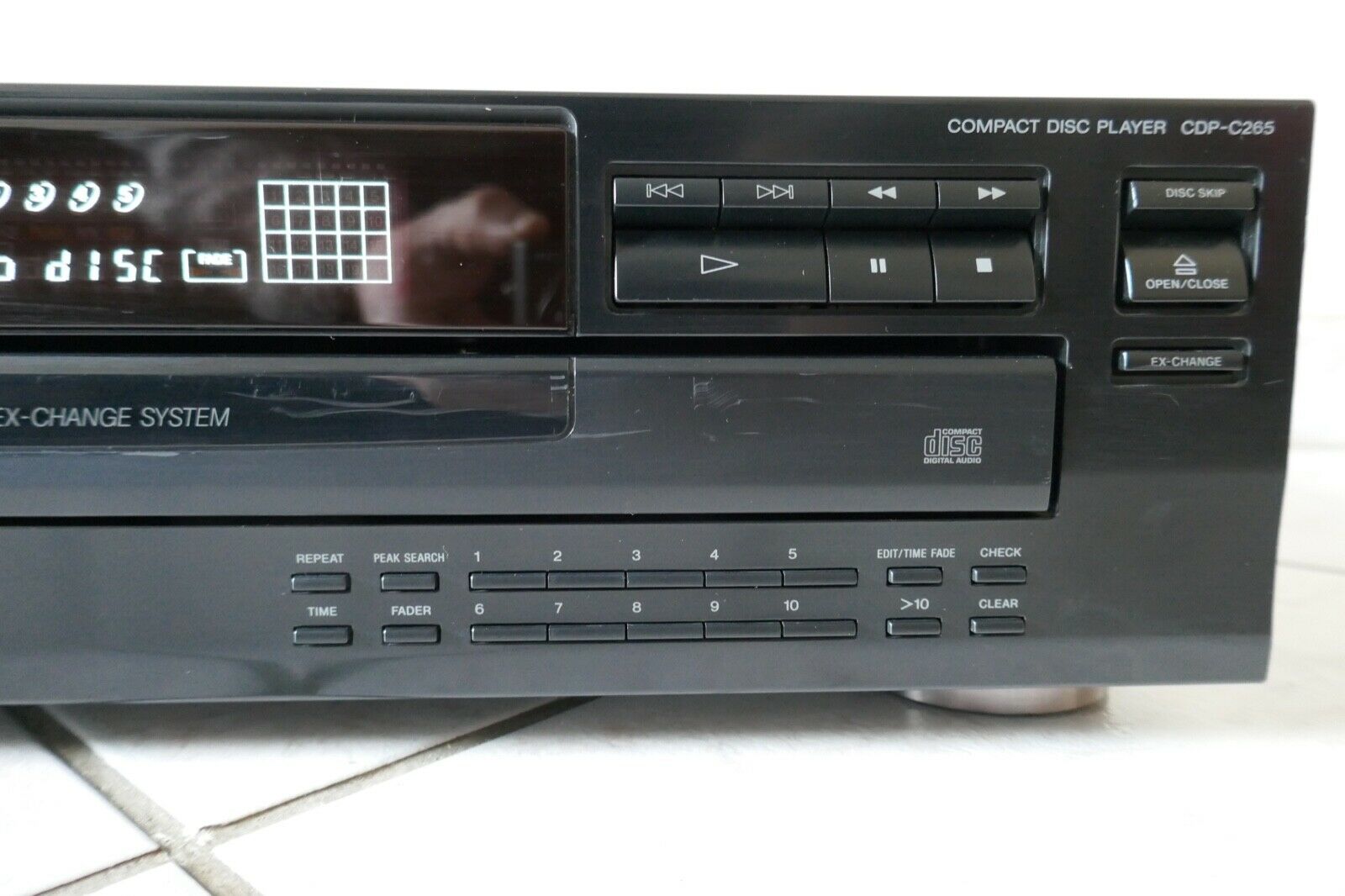 lecteur cd compact disc player sony CDP-C265 vintage occasion
