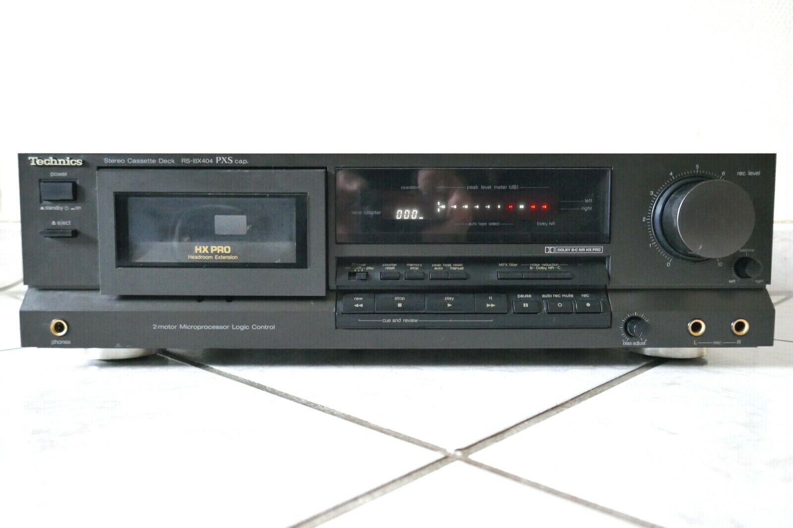 lecteur cassette tape deck technics RS-BX404 vintage occasion