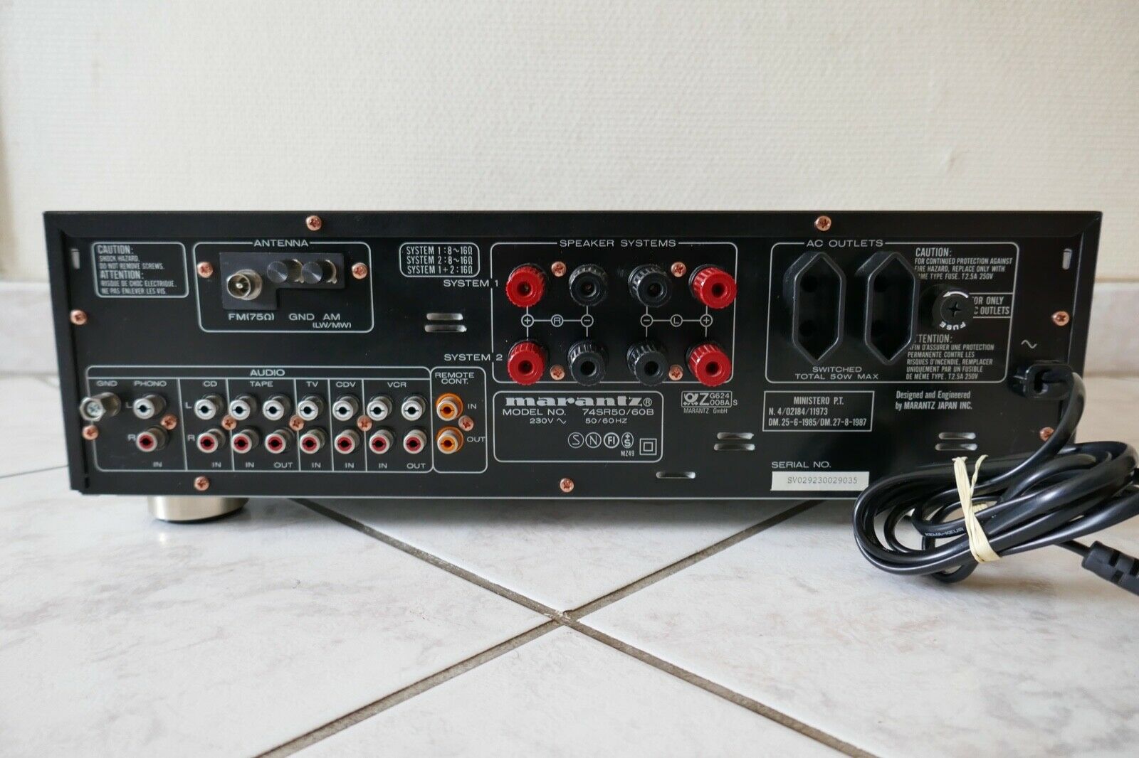 amplificateur amplifier marantz SR-50L vintage occasion
