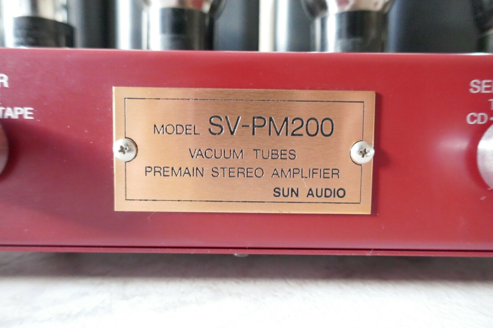 amplificateur a lampe tubes amplifier sun audio SV-PM200 vintage occasion