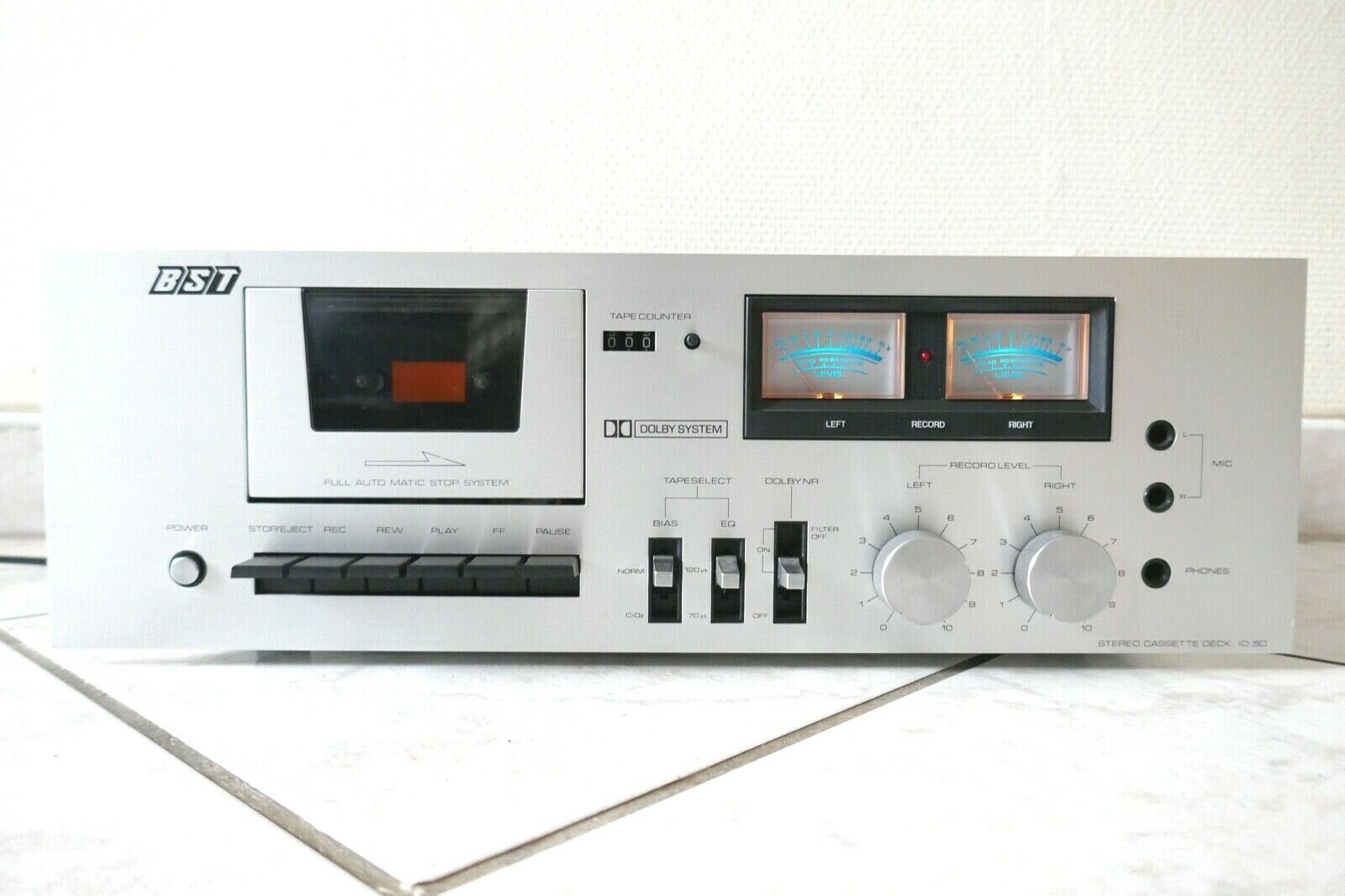 lecteur cassette tape deck bst id 50 vintage occasion