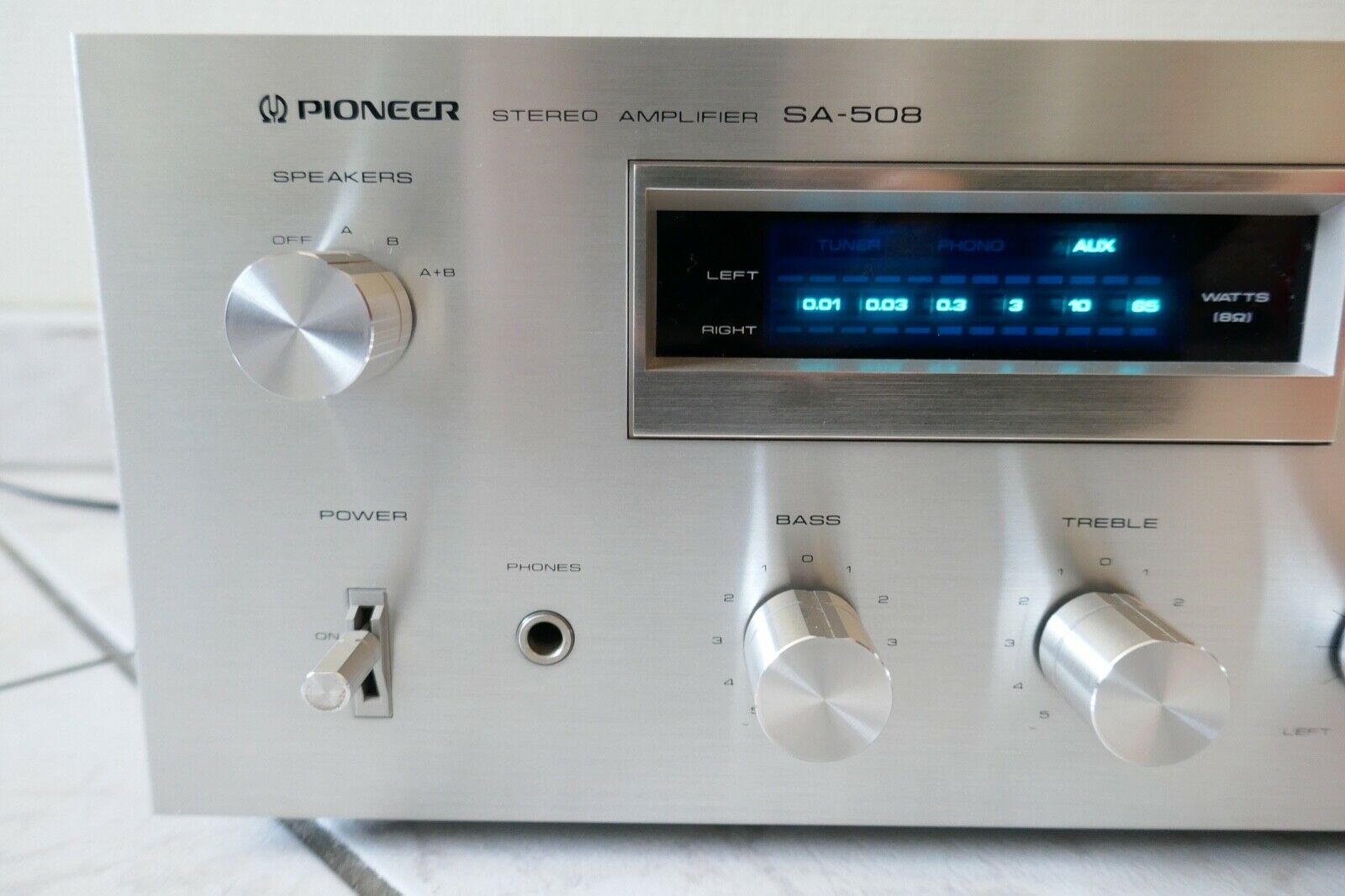 AMPLIFICATEUR PIONEER STEREO AMPLIFIER SA508 / VINTAGE AMPLIFIER HIFI — free download