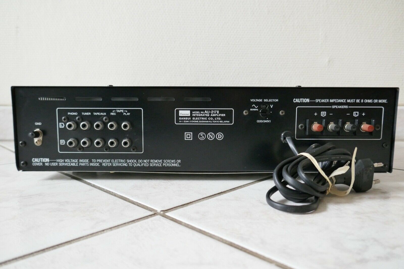 amplificateur amplifier sansui au-217 II vintage occasion