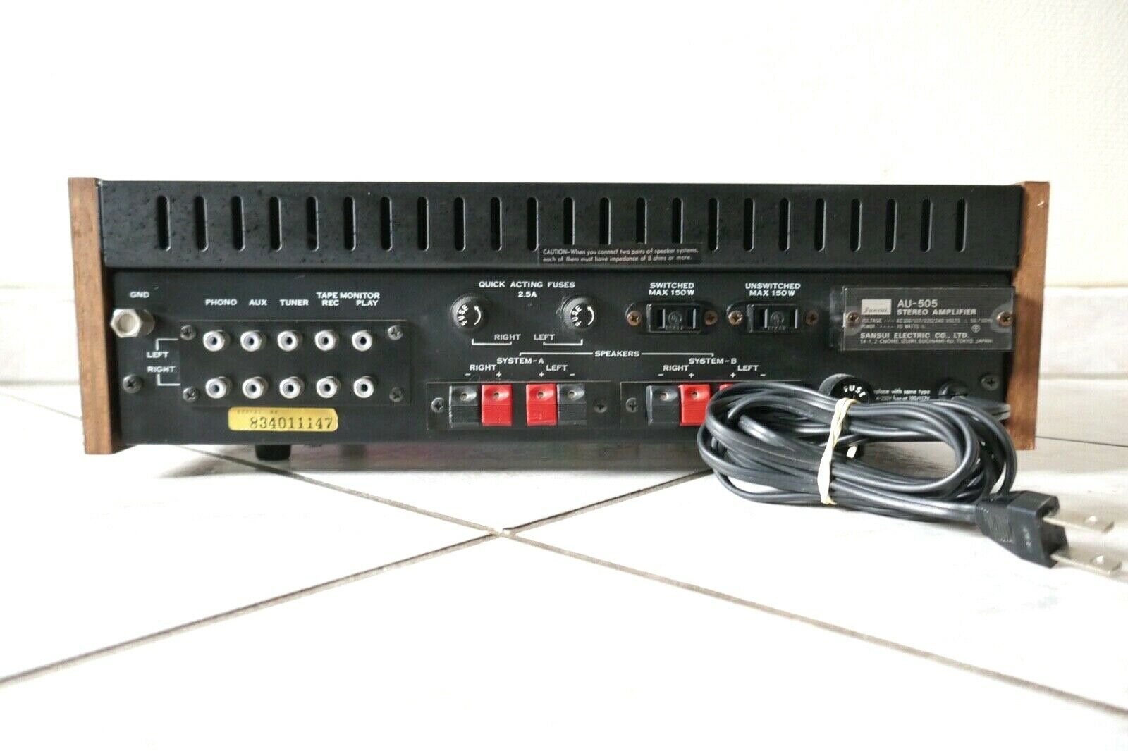 Die Röhre Frankfurt | Sansui 800 Solid State Receiver-Klassiker