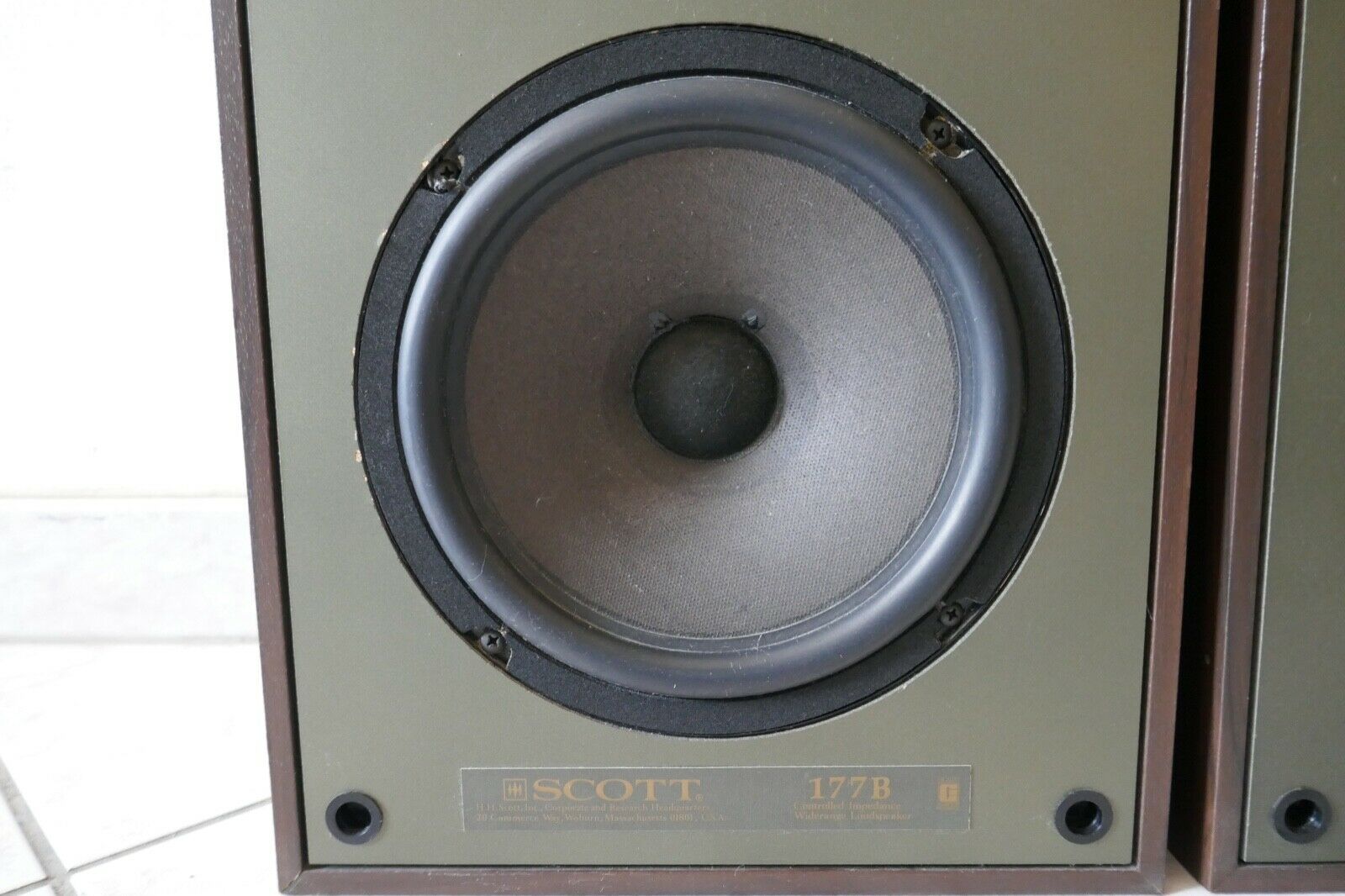 enceintes speakers Scott 177B occasion