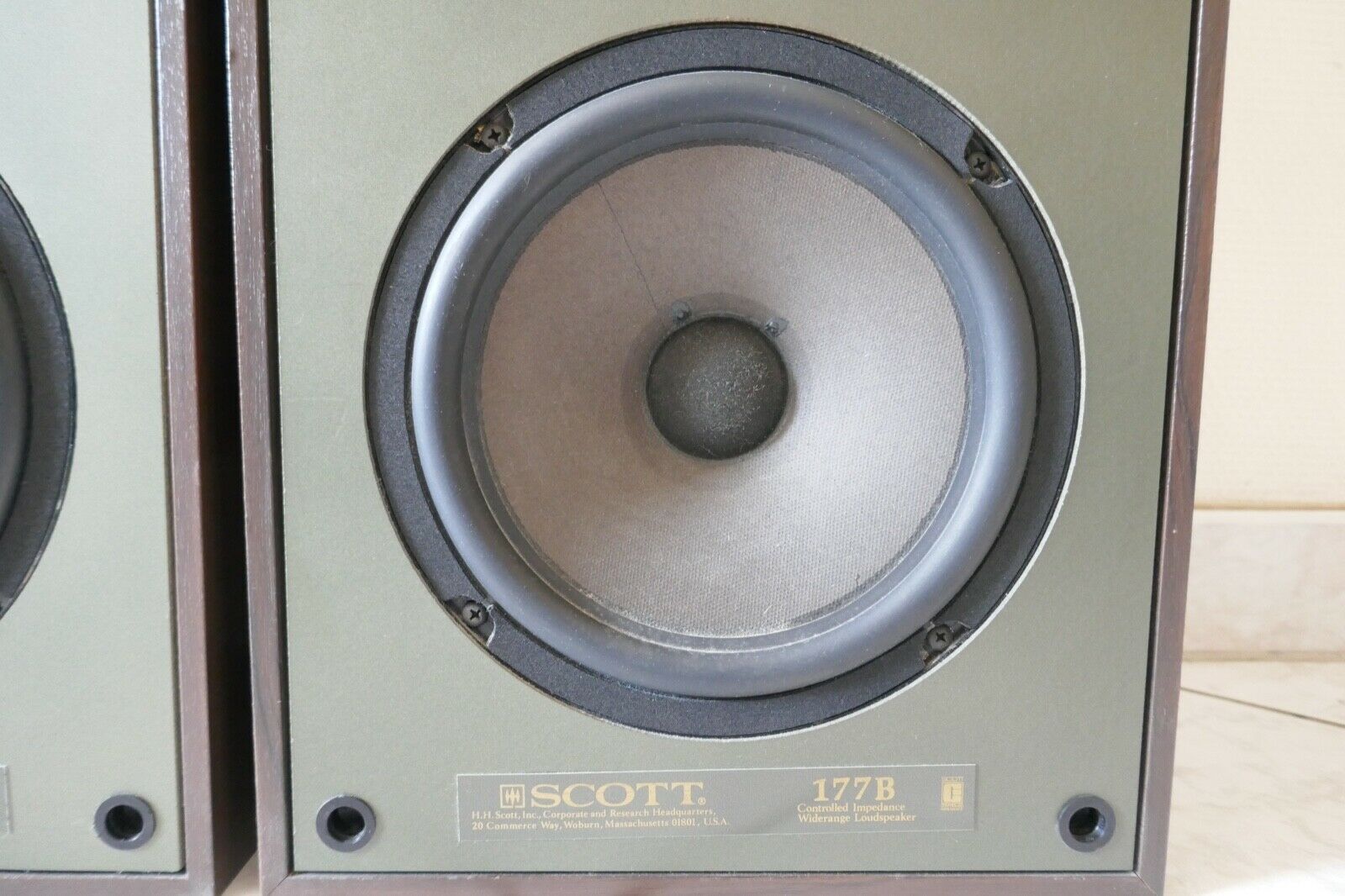 enceintes speakers Scott 177B occasion