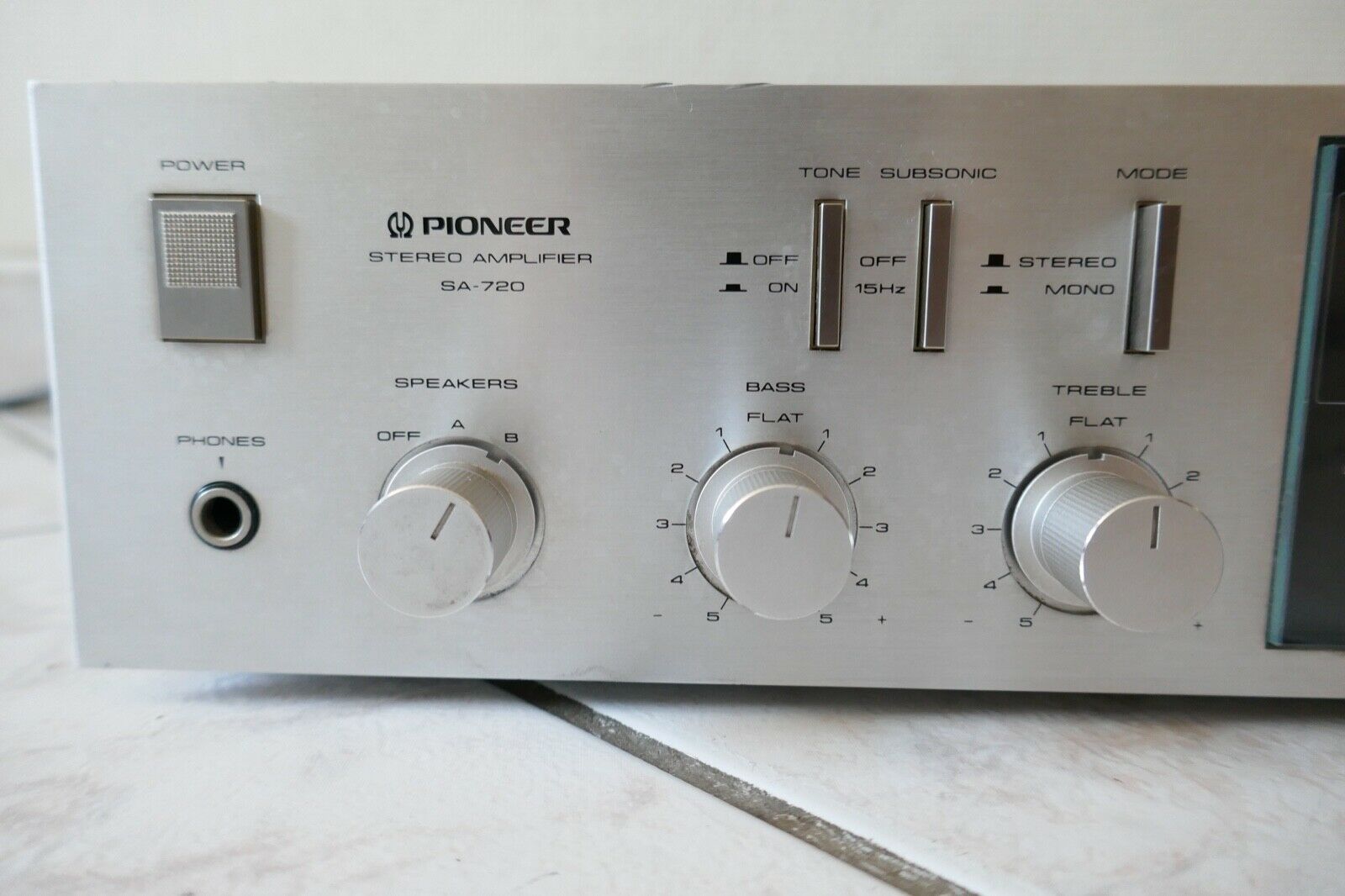 amplificateur amplifier pioneer sa-720 vintage occasion