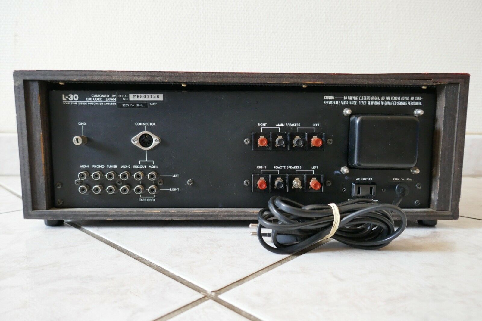 Ampli Hi-fi Luxman L111 – Vintage – Intégré – Occasion – Fonctionne Parfaitement