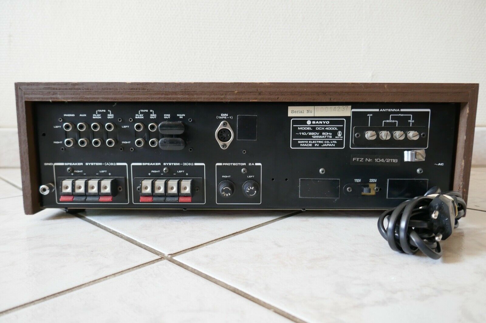 amplificateur amplifier SANYO DCX-4000L vintage occasion