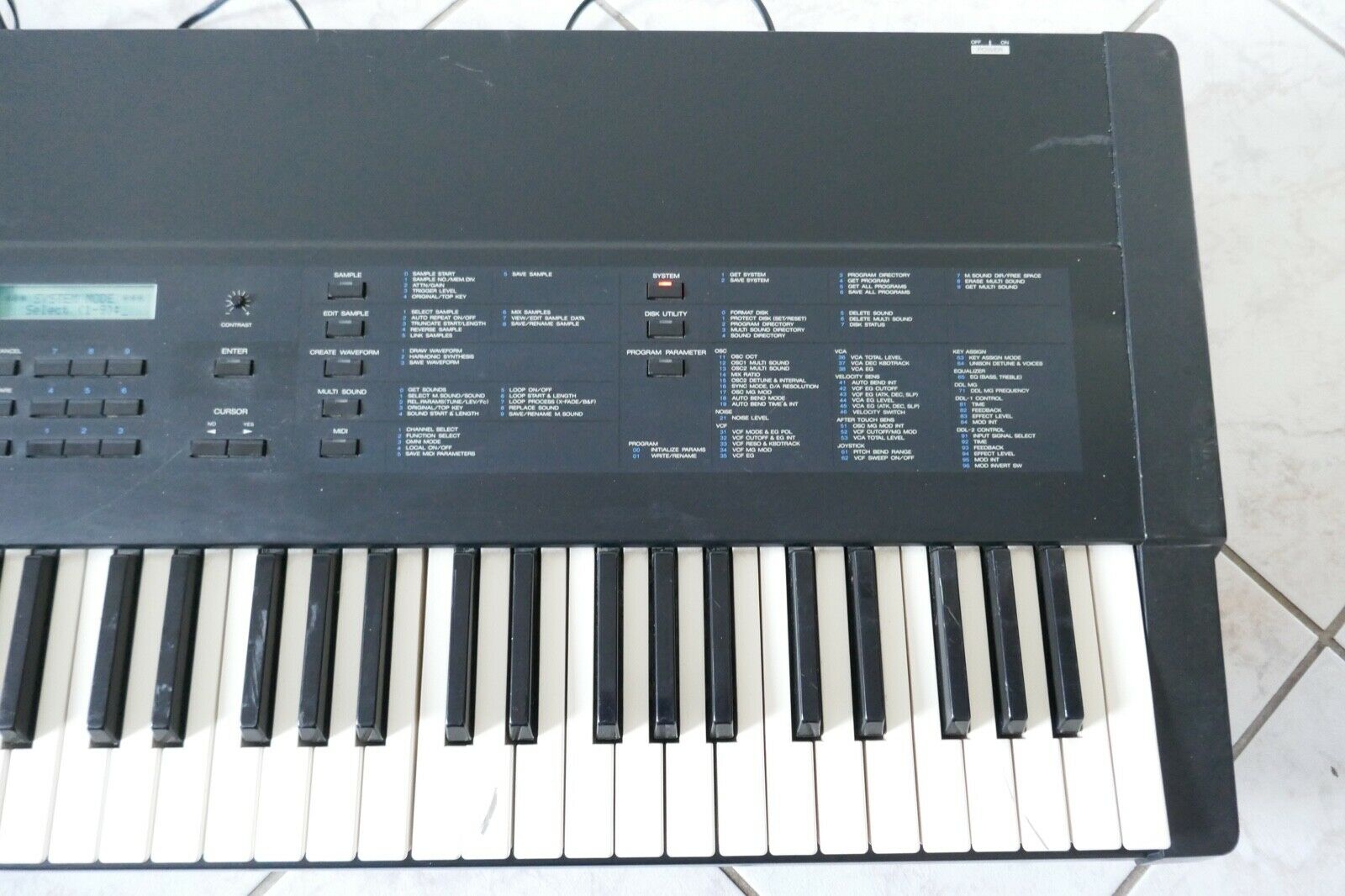 synthétiseur clavier Kong DSS-1 vintage occasion