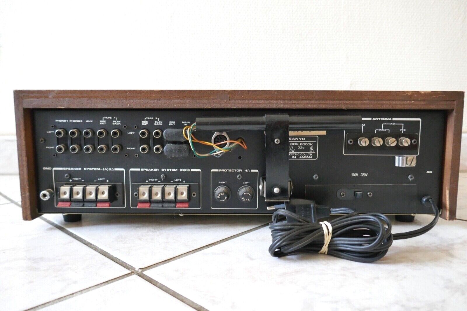amplificateur amplifier Sanyo DCX8000K vintage occasion