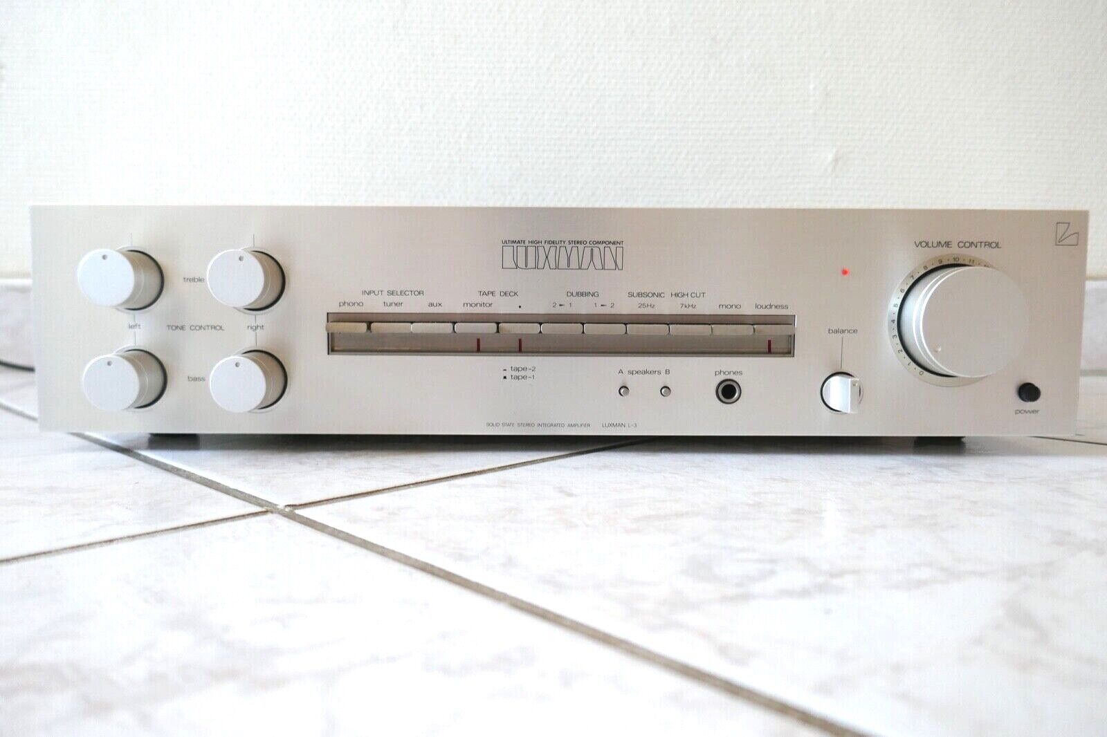 amplificateur amplifier Luxman L-3 vintage occasion