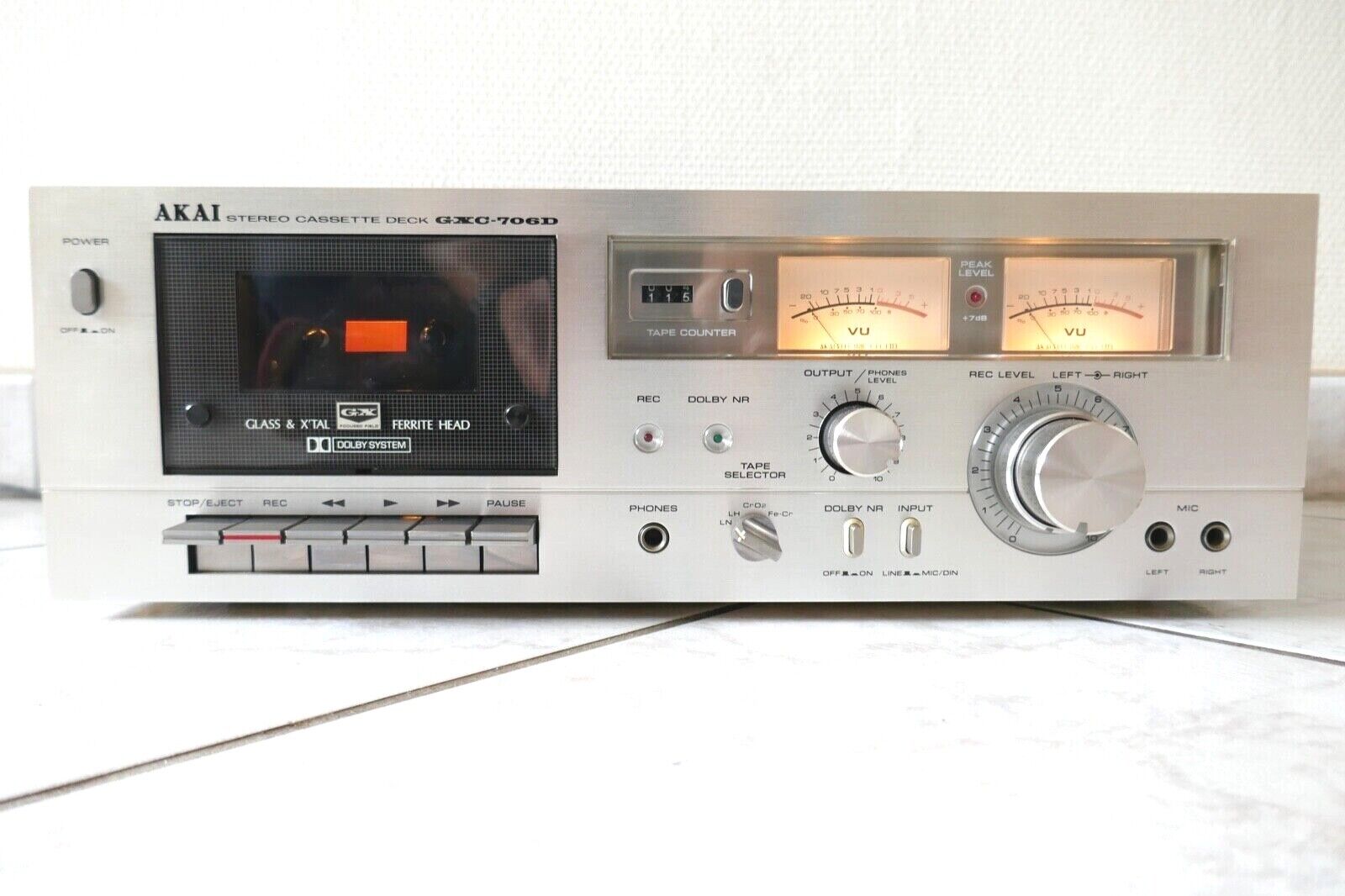 lecteur cassette tape deck akai gxc-706d vintage occasion