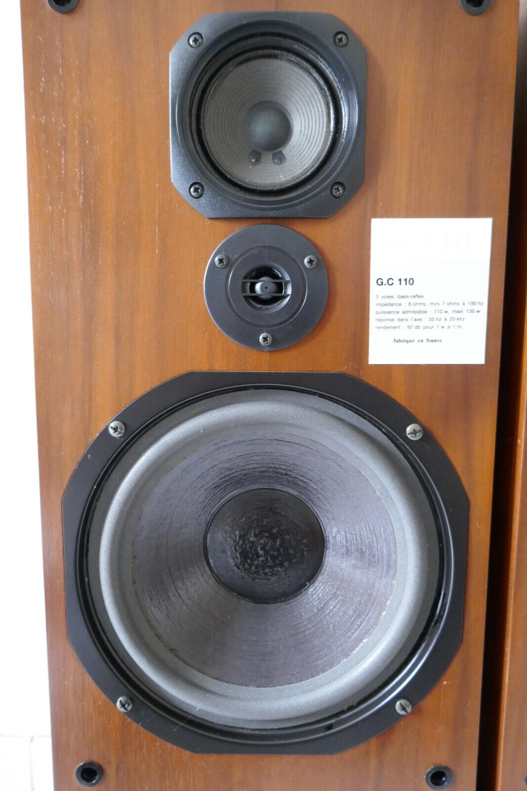 enceintes speakers guy hf g.c 110 vintage occasion
