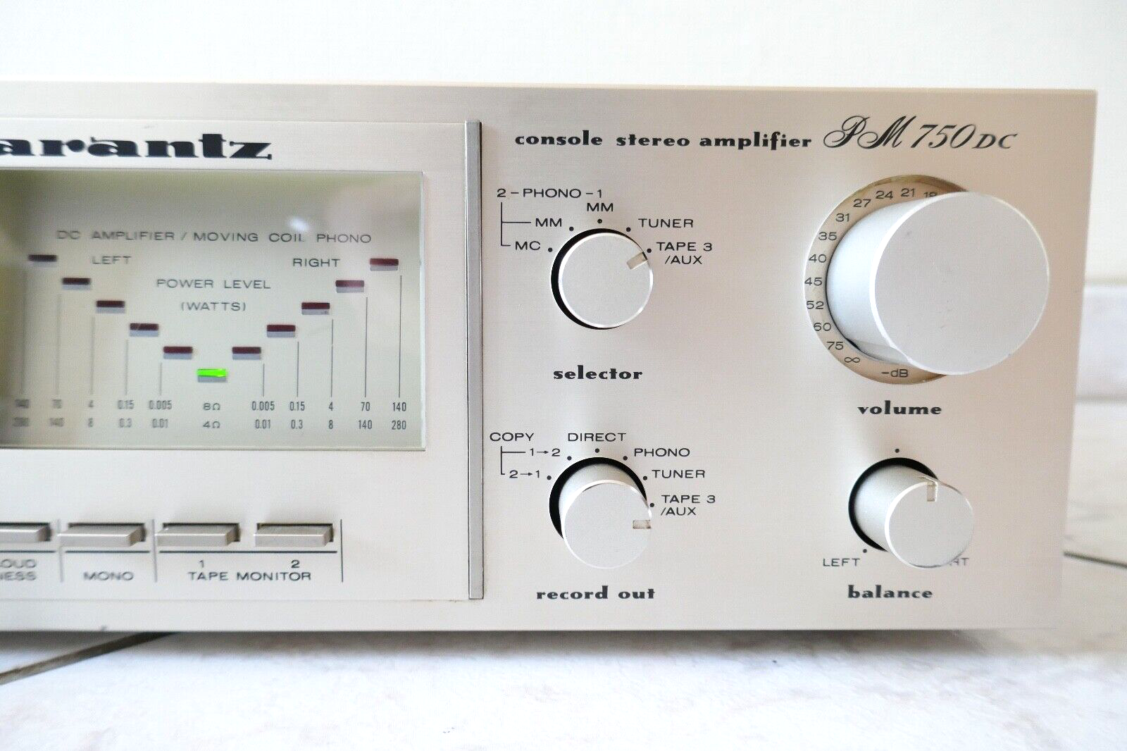amplificateur amplifier marantz PM 750 DC vintage occasion
