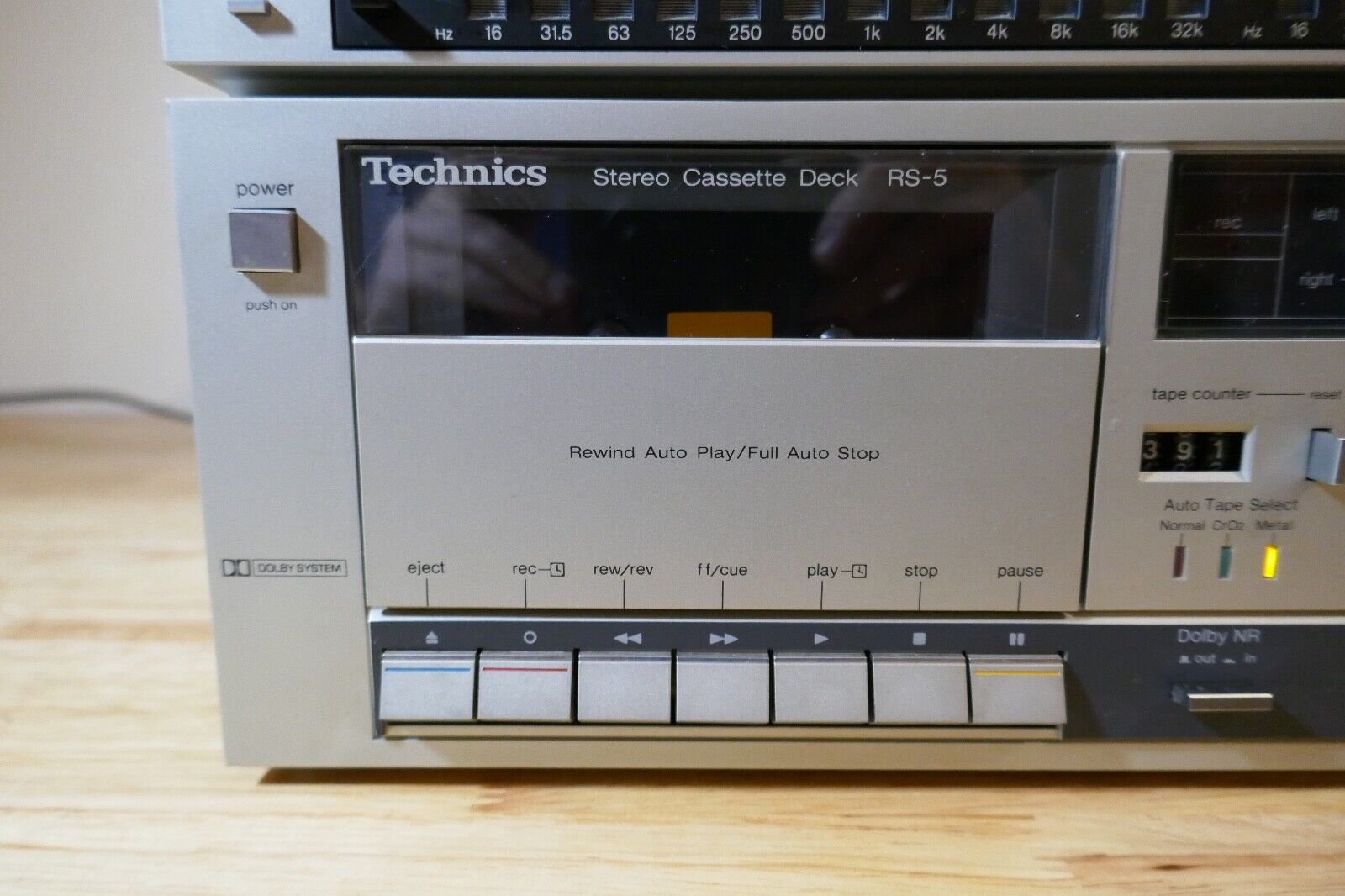 CHAINE HIFI TECHNICS AMPLI SU5 TUNER ST5L CASSETTE RS5 EQUALIZER SHE5 HIFI / SON