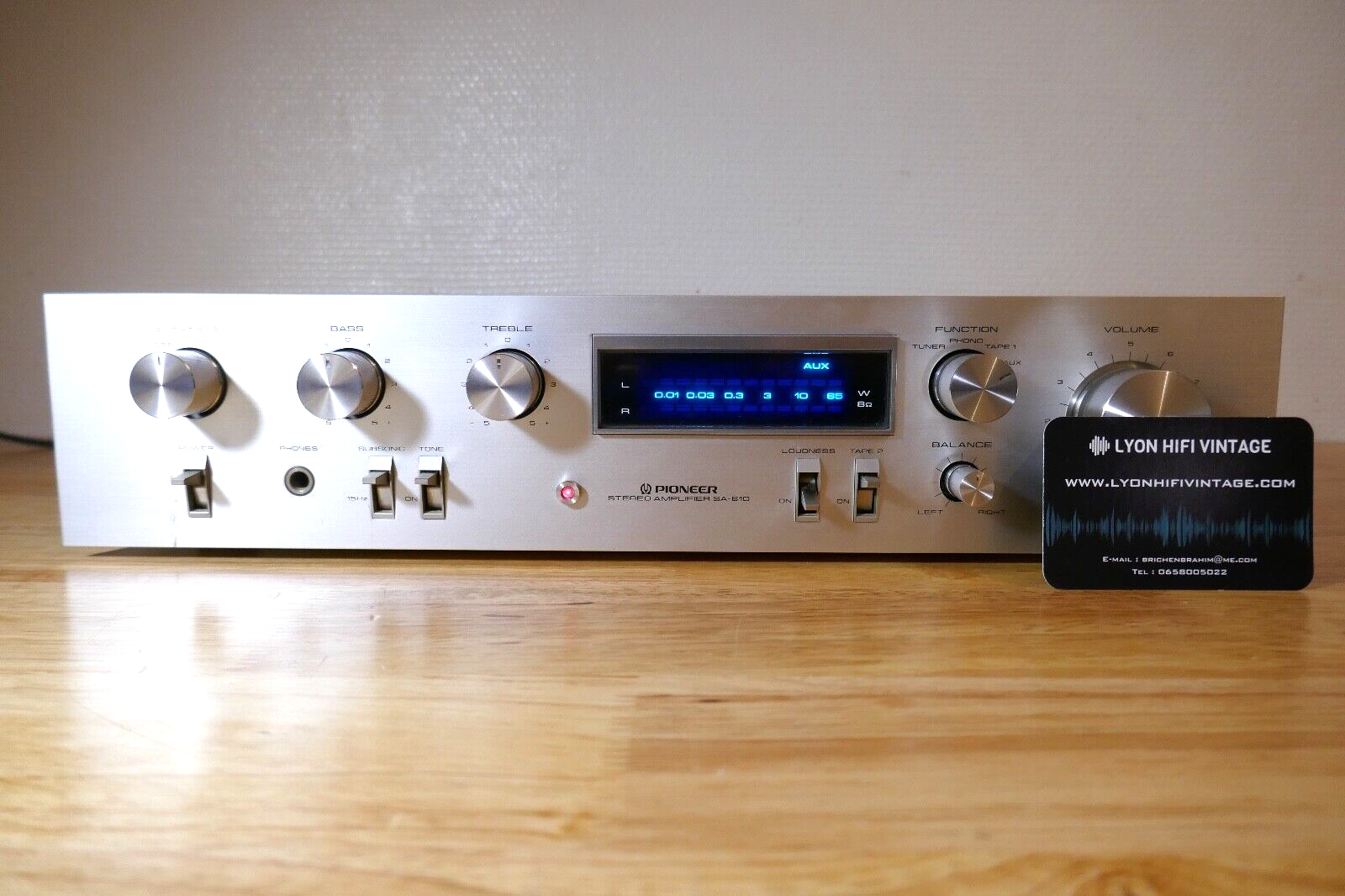 amplificateur amplifier pioneer sa-610 vintage occasion