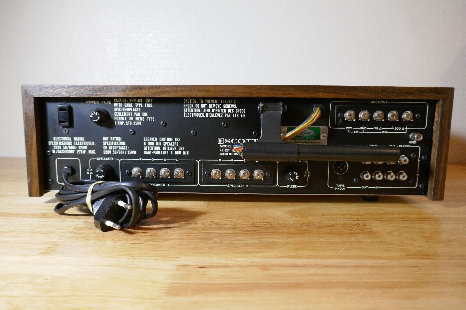 amplificateur amplifier Scott R 307 L vintage occasion