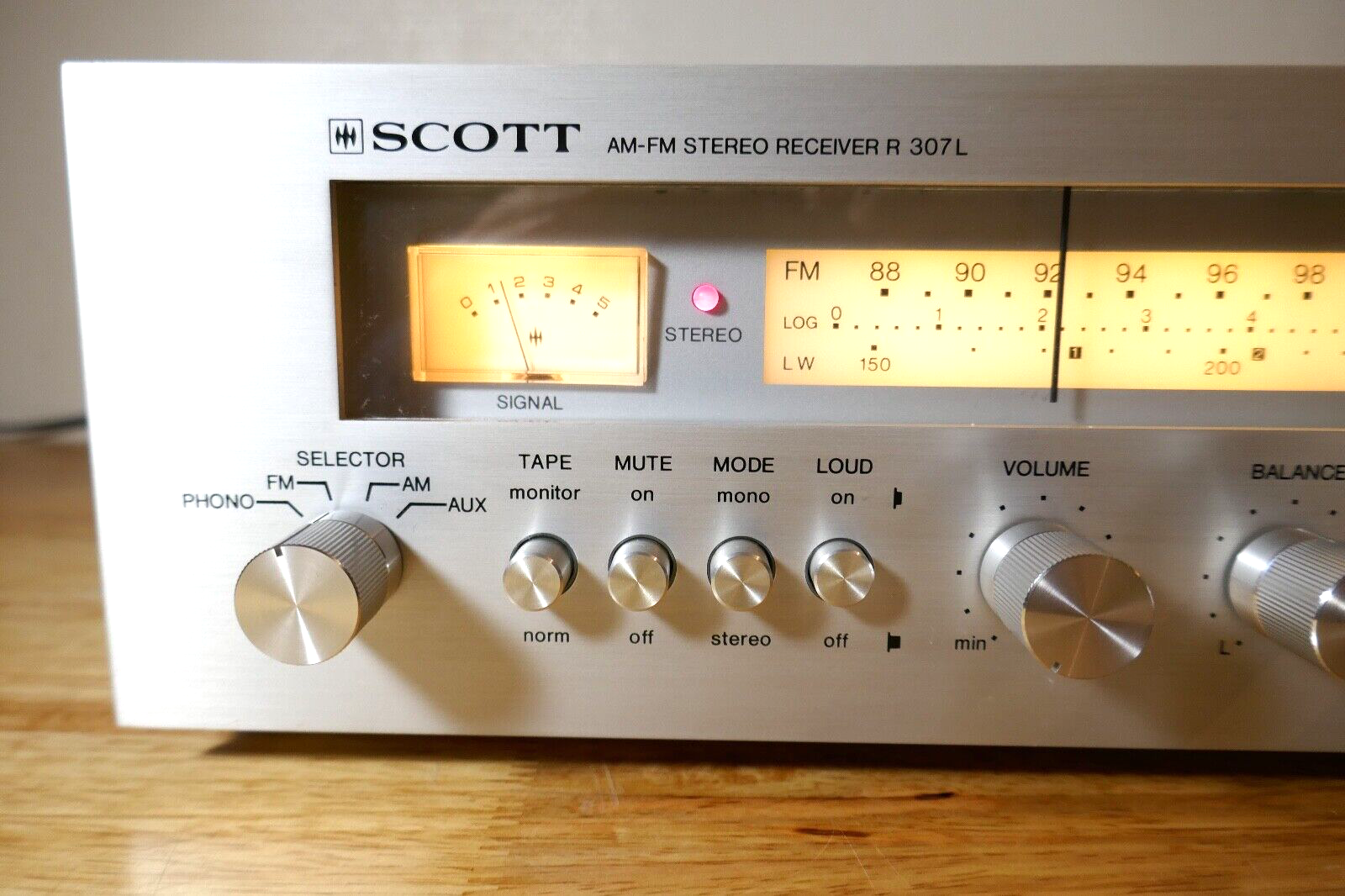 amplificateur amplifier Scott R 307 L vintage occasion