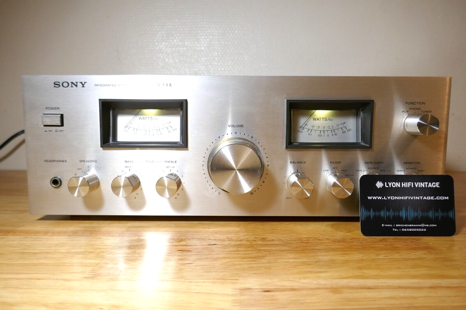 amplificateur amplifier Sony TA-F4A vintage occasion