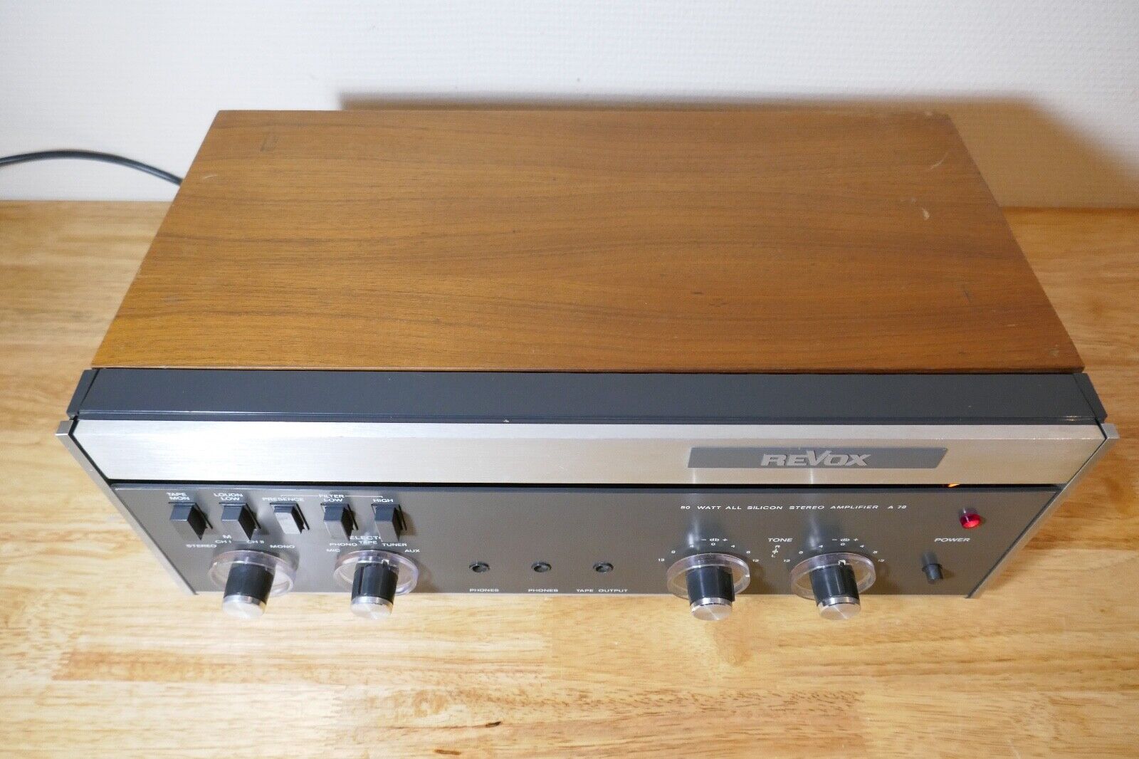 amplificateur amplifier Revox A 78 vintage occasion