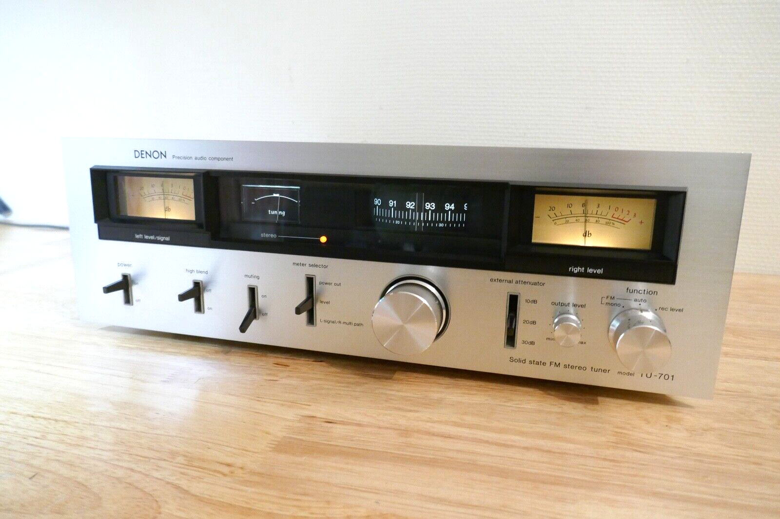 tuner radio denon tu-701 vintage occasion