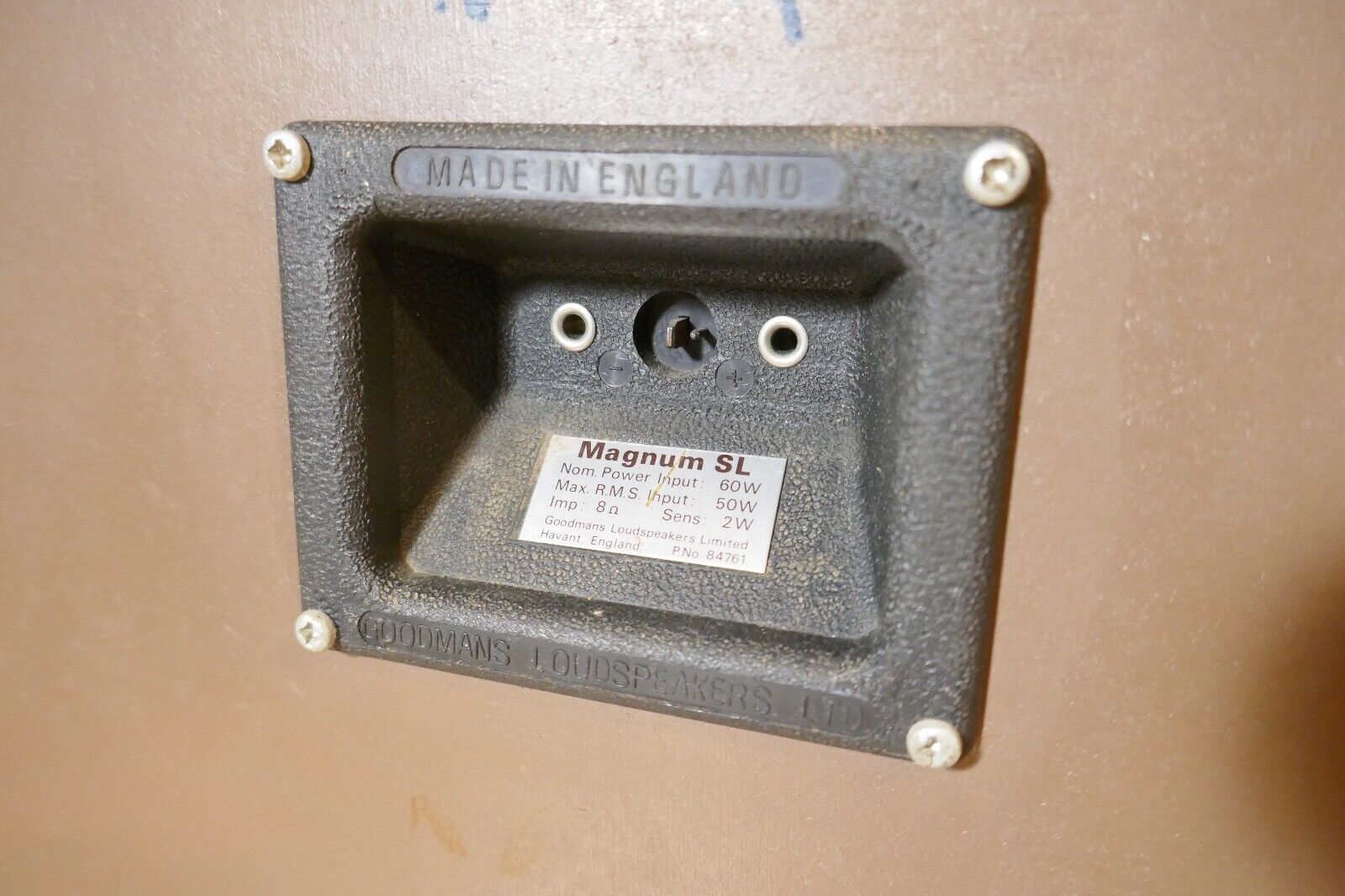 PAIRE D'ENCEINTES GOODMANS MAGNUM SL / VINTAGE SPEAKERS HIFI / SON