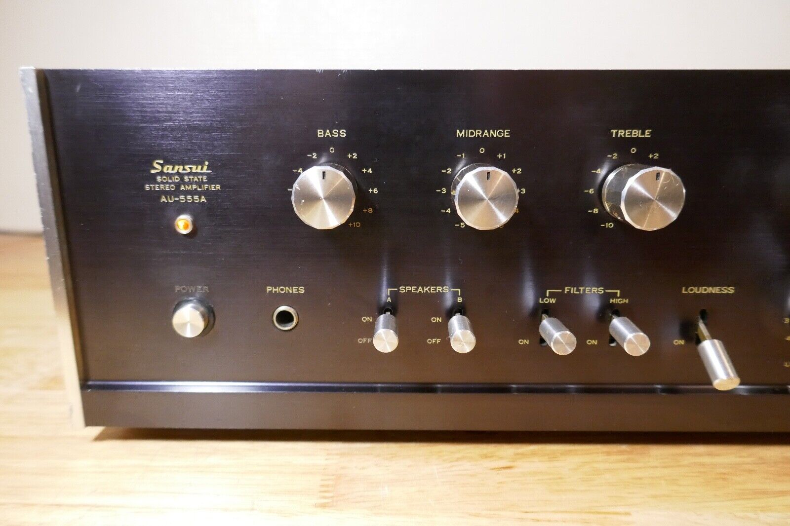 amplificateur amplifier Sansui AU-555A vintage occasion