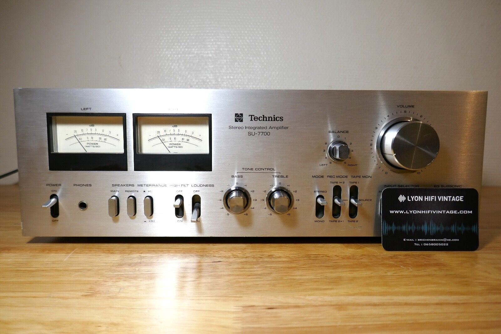 amplificateur amplifier Technics SU-7700 vintage occasion