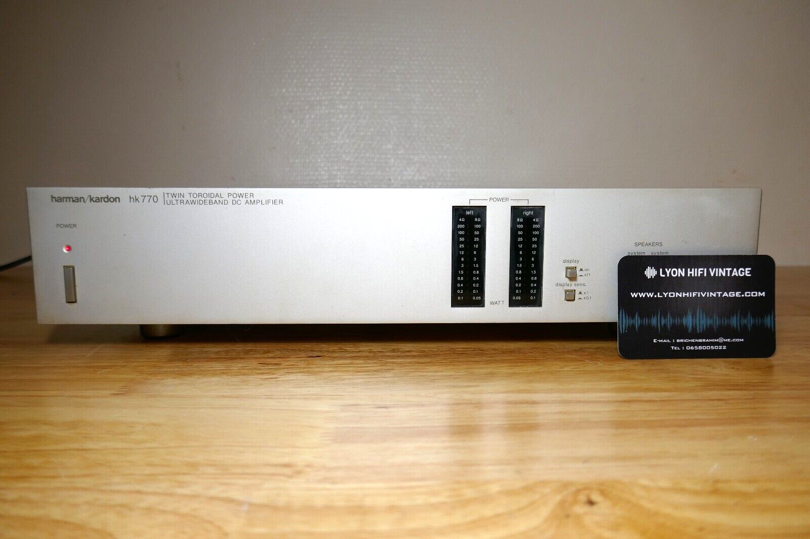 Amplificateur amplifier HARMAN KARDON HK 770 vintage occasion