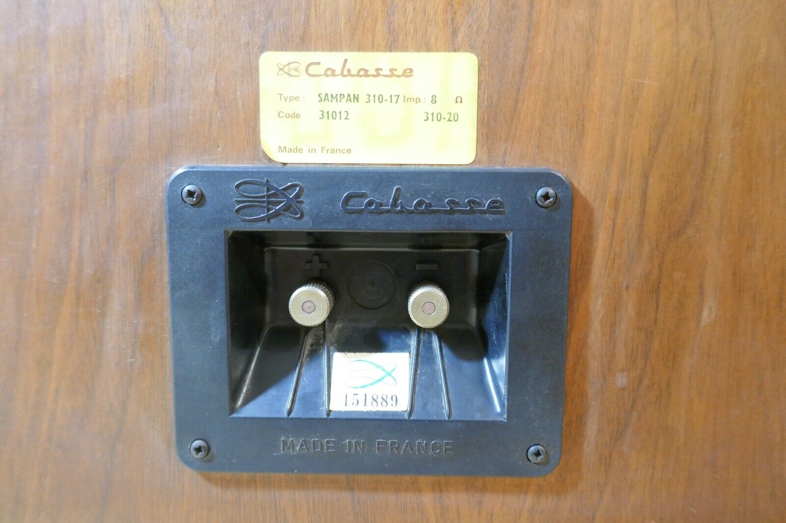 enceinte speakers caboose sampan 310-17 vintage occasion